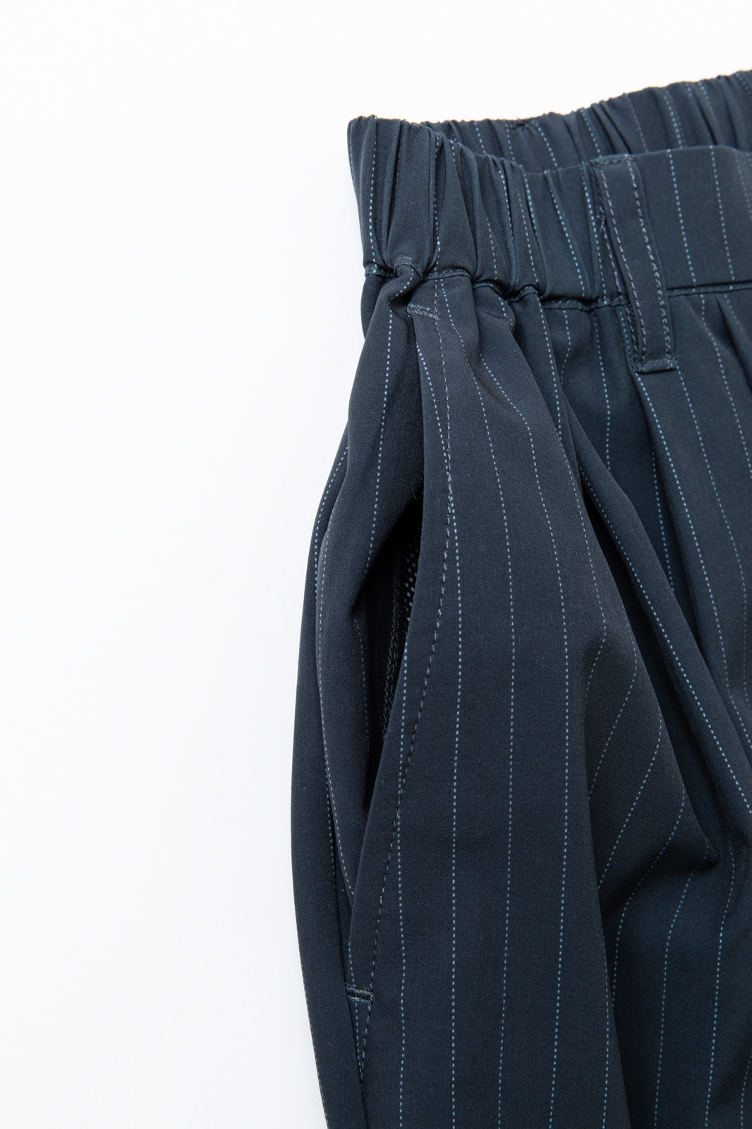 【L's】LONG WIDE PANTS T/PU(PRINT)/ロングワイドパンツ ストライププリント