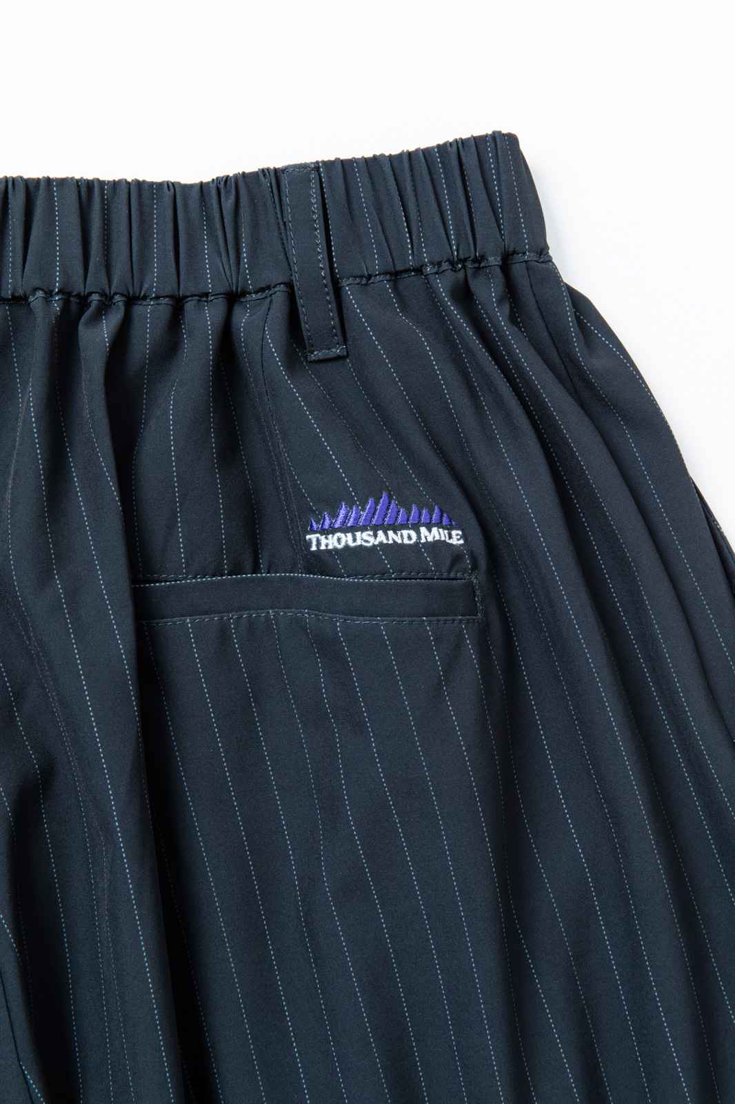 【L's】LONG WIDE PANTS T/PU(PRINT)/ロングワイドパンツ ストライププリント