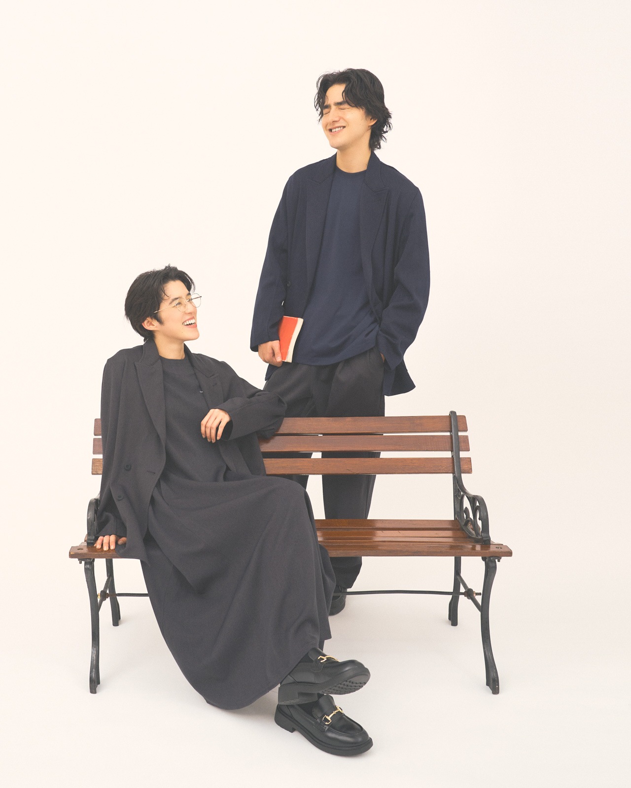 【UNISEX】TAILORED JACKET　WOOL LIKE/テイラードジャケット　ウールライク