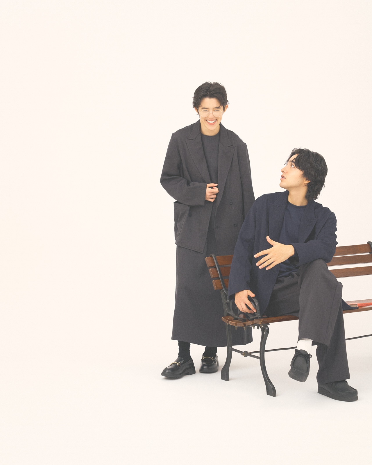 【UNISEX】TAILORED JACKET　WOOL LIKE/テイラードジャケット　ウールライク