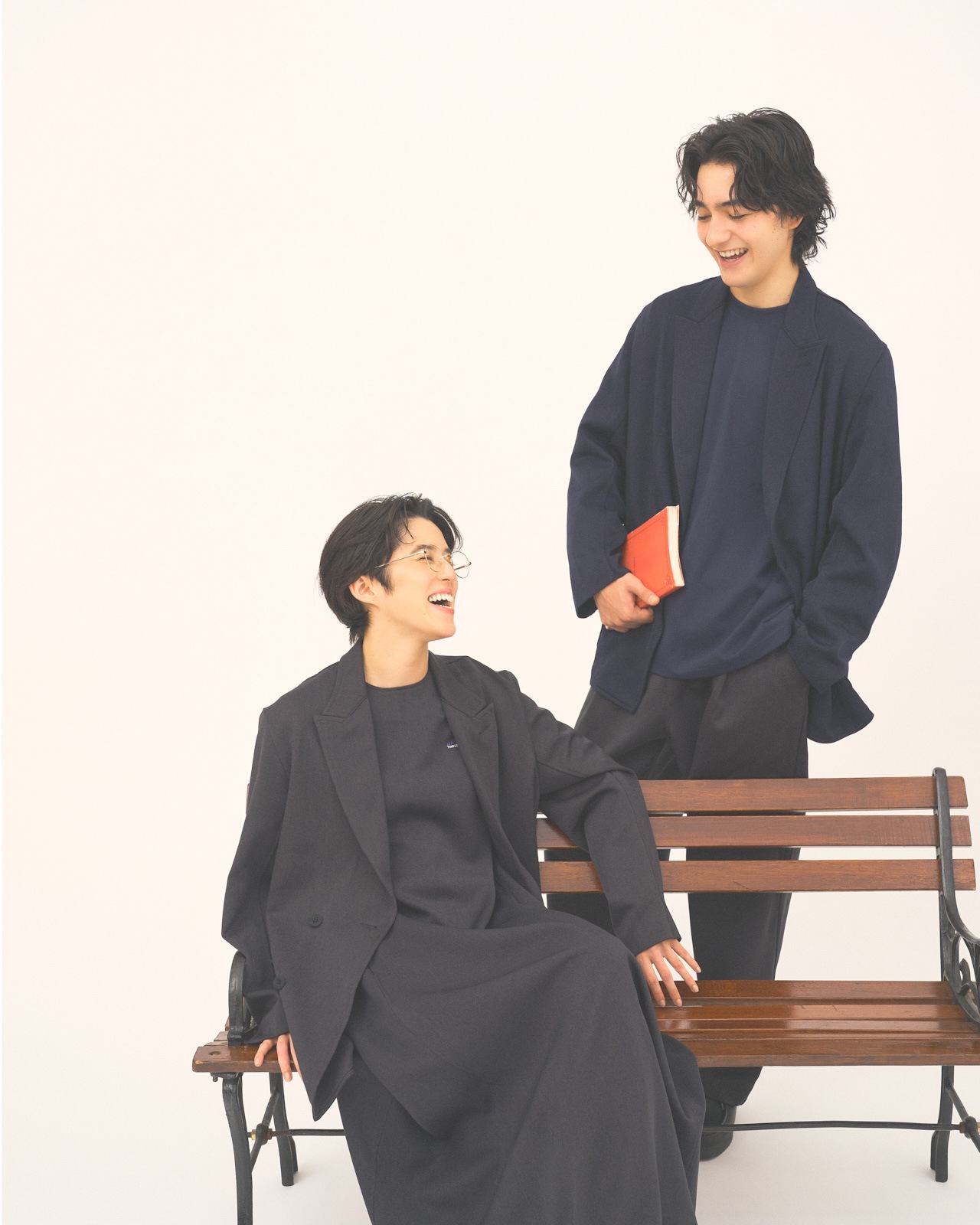 【UNISEX】TAILORED JACKET　WOOL LIKE/テイラードジャケット　ウールライク