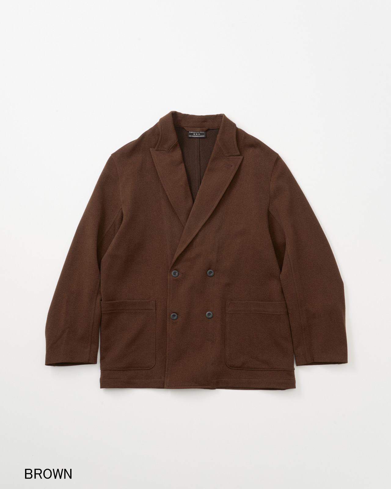 【UNISEX】TAILORED JACKET　WOOL LIKE/テイラードジャケット　ウールライク