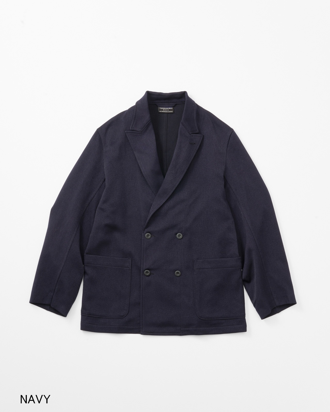 【UNISEX】TAILORED JACKET　WOOL LIKE/テイラードジャケット　ウールライク