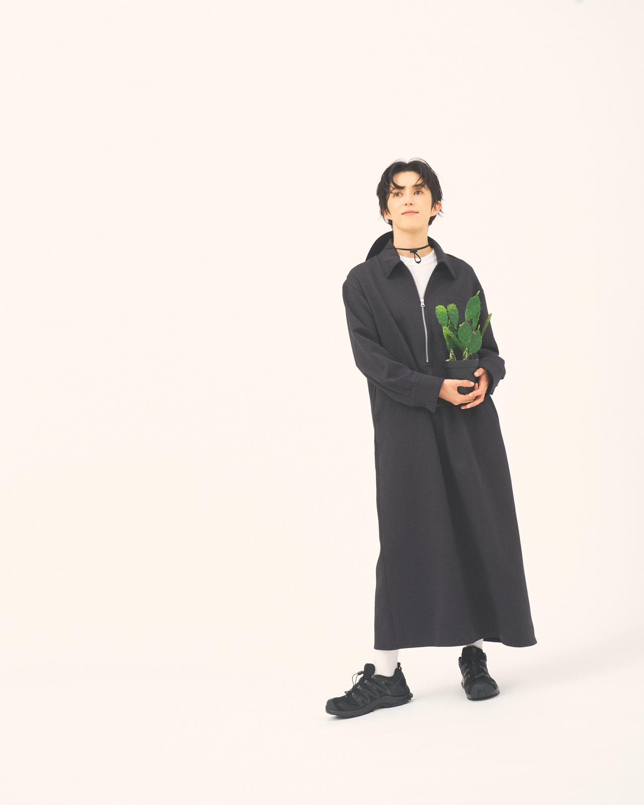 CPG＊ハーフジップワンピース CPG GOLF（シーピージーゴルフ）の「ハーフジップスリーブレス