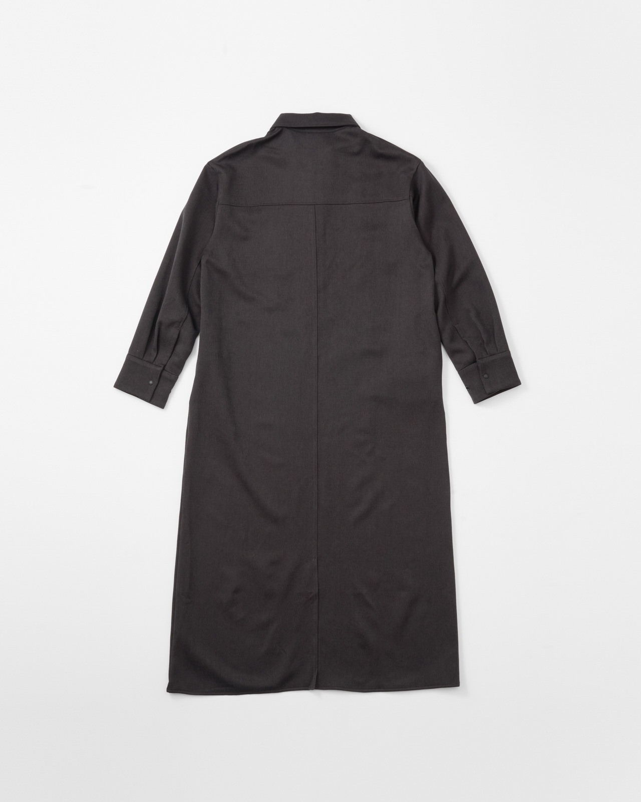 【L's】HALF ZIP OP　WOOL LIKE/ハーフジップワンピースウールライク