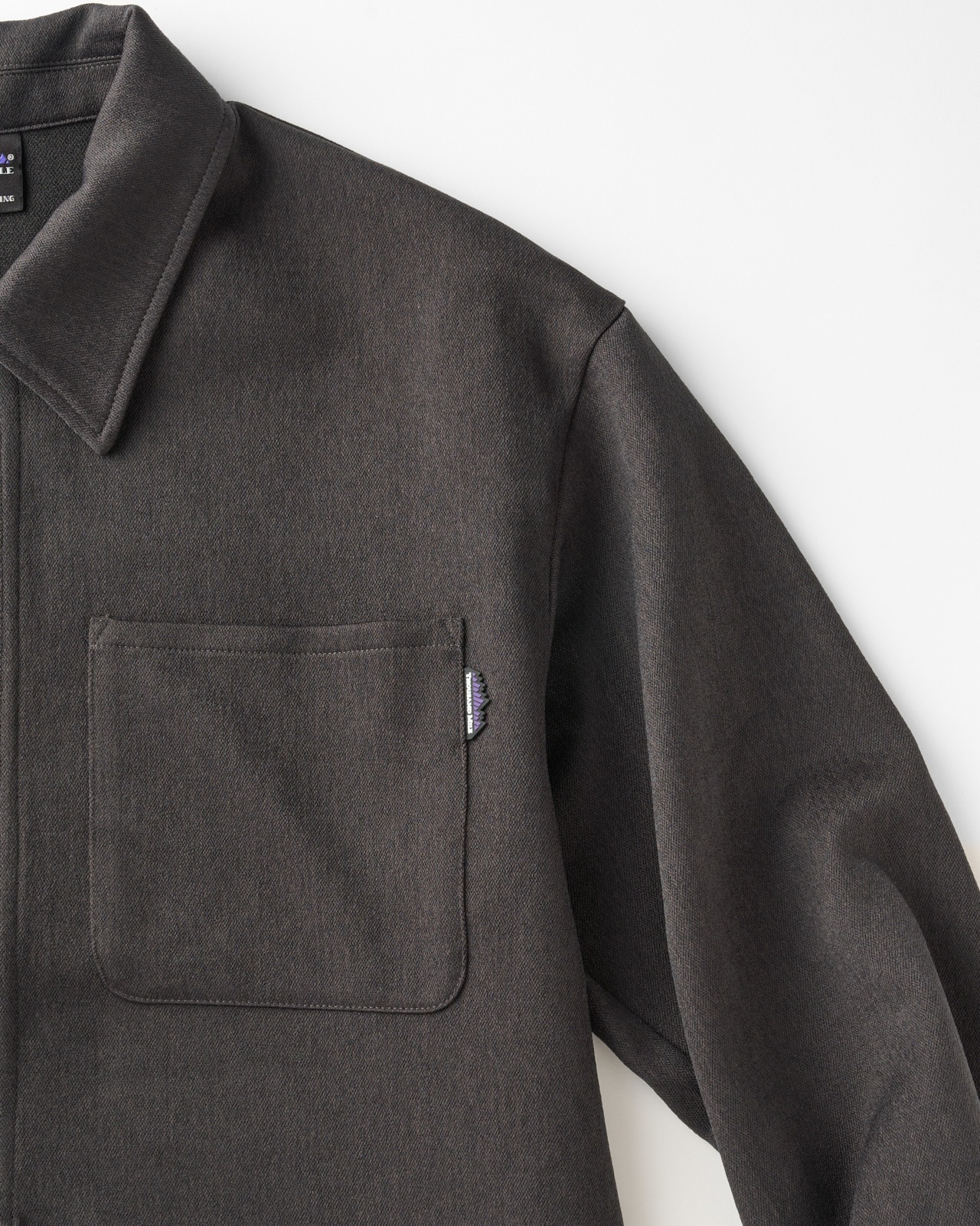 【L's】HALF ZIP OP　WOOL LIKE/ハーフジップワンピースウールライク