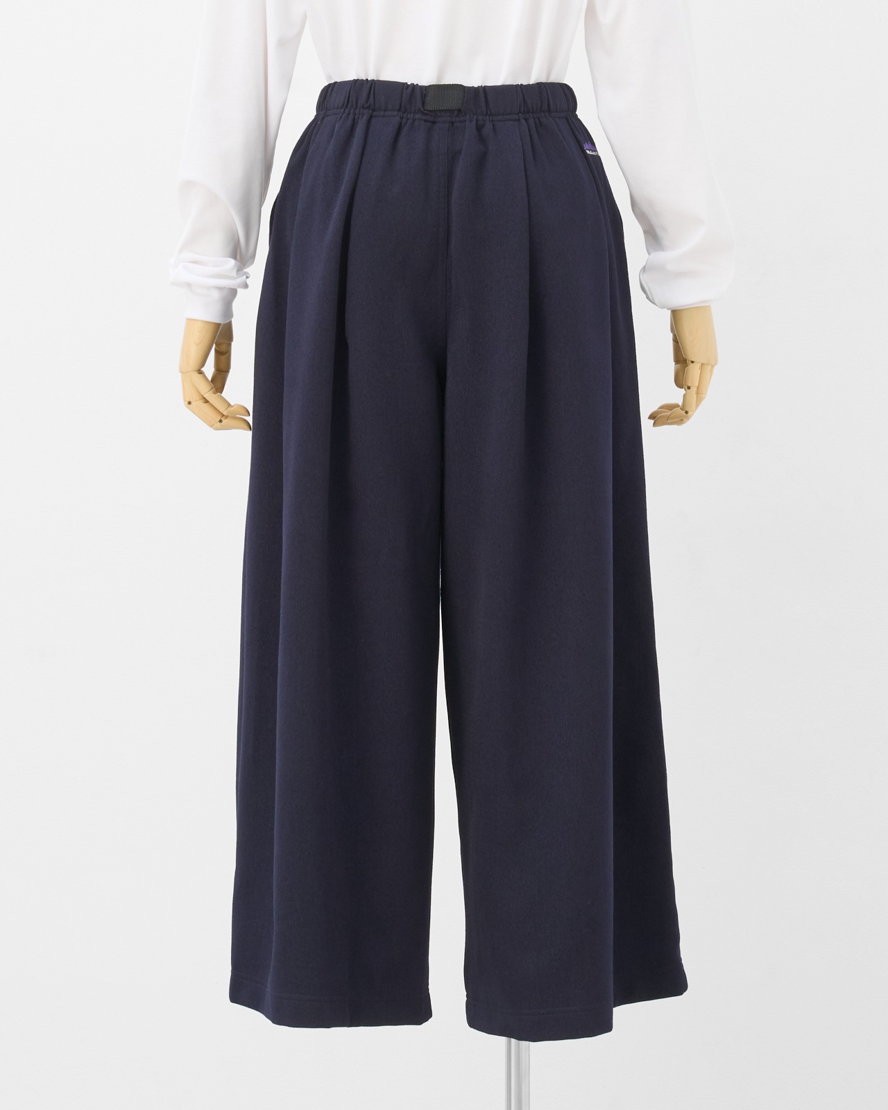 【L's】WAVE ADJUST WIDE PANTS　WOOL LIKE/ウェーブアジャストワイドパンツウールライク
