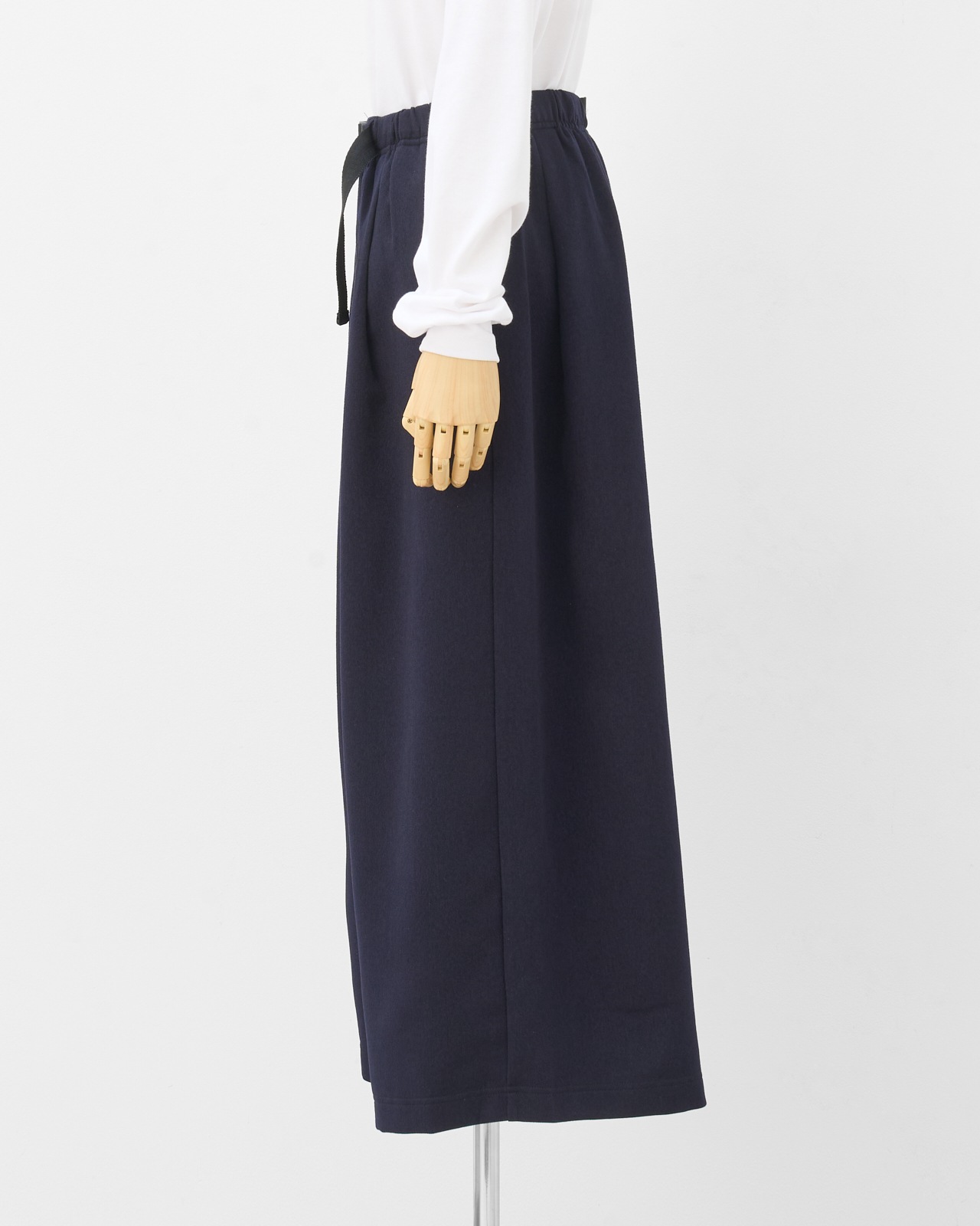 【L's】WAVE ADJUST WIDE PANTS　WOOL LIKE/ウェーブアジャストワイドパンツウールライク