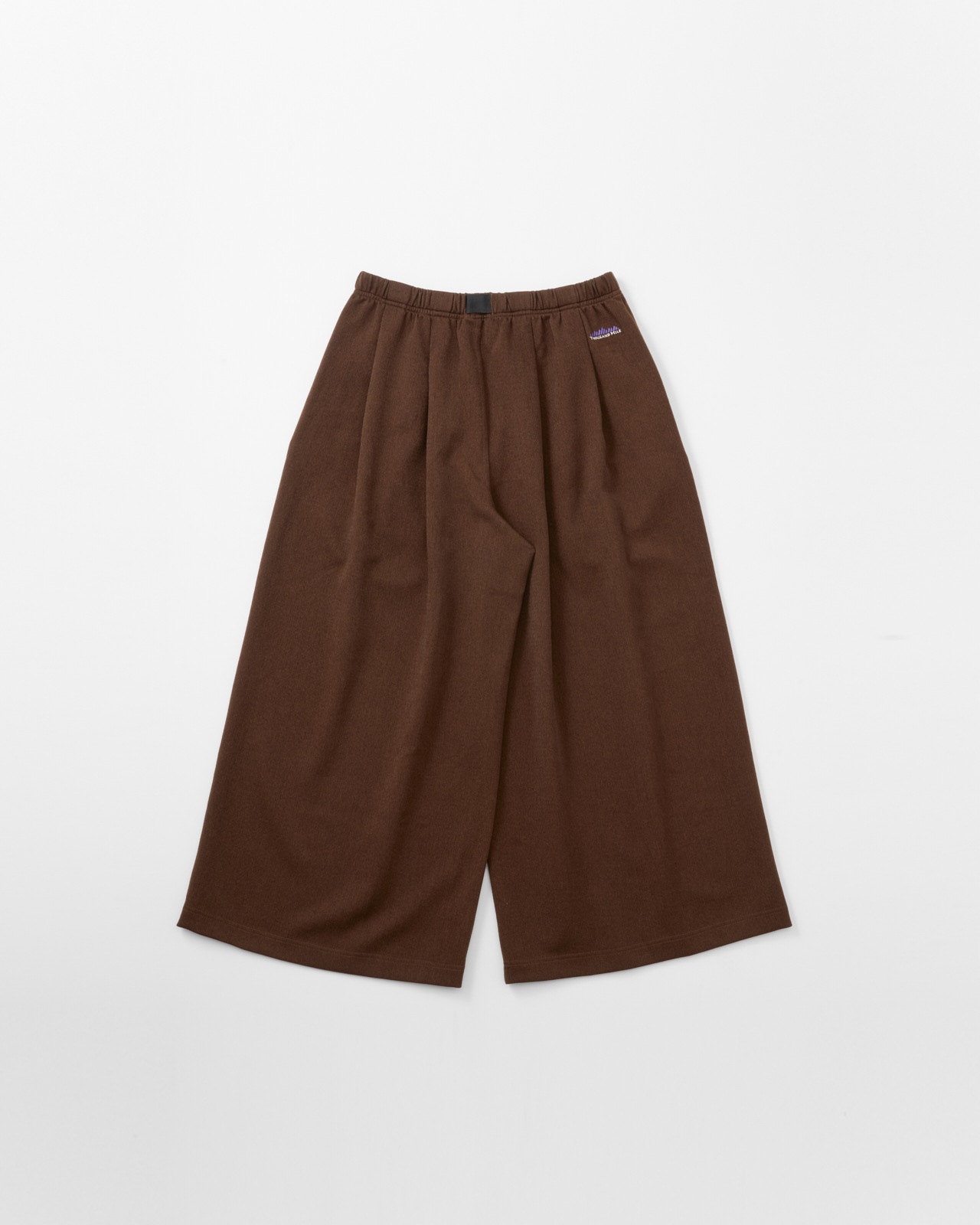 【L's】WAVE ADJUST WIDE PANTS　WOOL LIKE/ウェーブアジャストワイドパンツウールライク