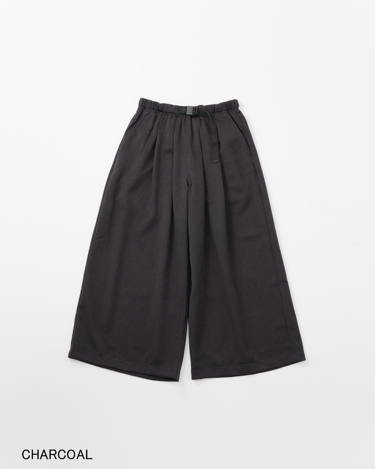 【L's】WAVE ADJUST WIDE PANTS　WOOL LIKE/ウェーブアジャストワイドパンツウールライク