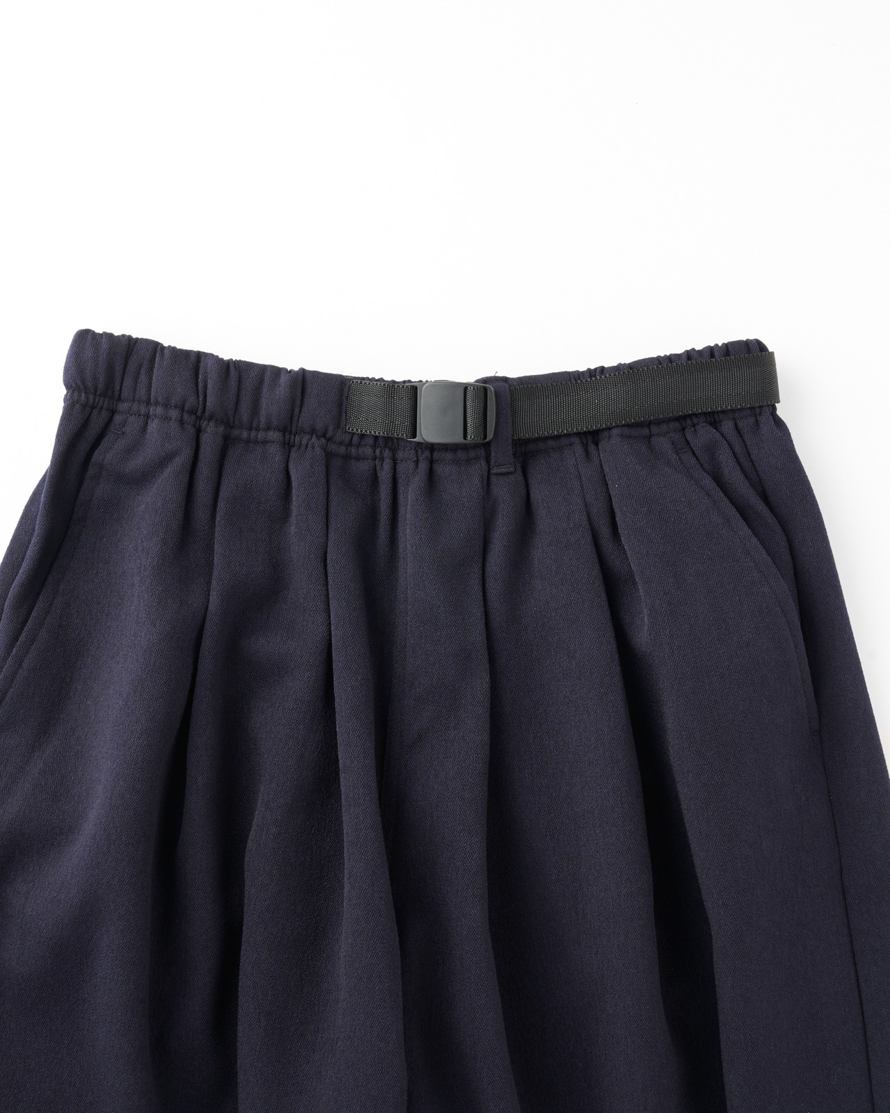 【L's】WAVE ADJUST WIDE PANTS　WOOL LIKE/ウェーブアジャストワイドパンツウールライク