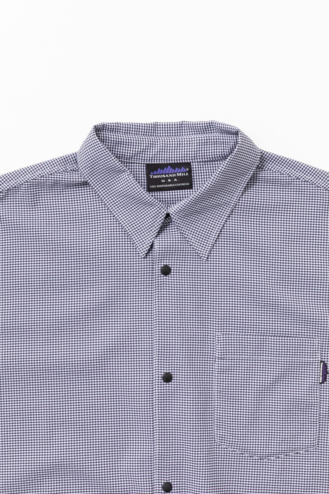 [M's]SHORT SLEEVE SHIRT HIGH AIR PERMEABILITY CHECK/ショートスリーブシャツ