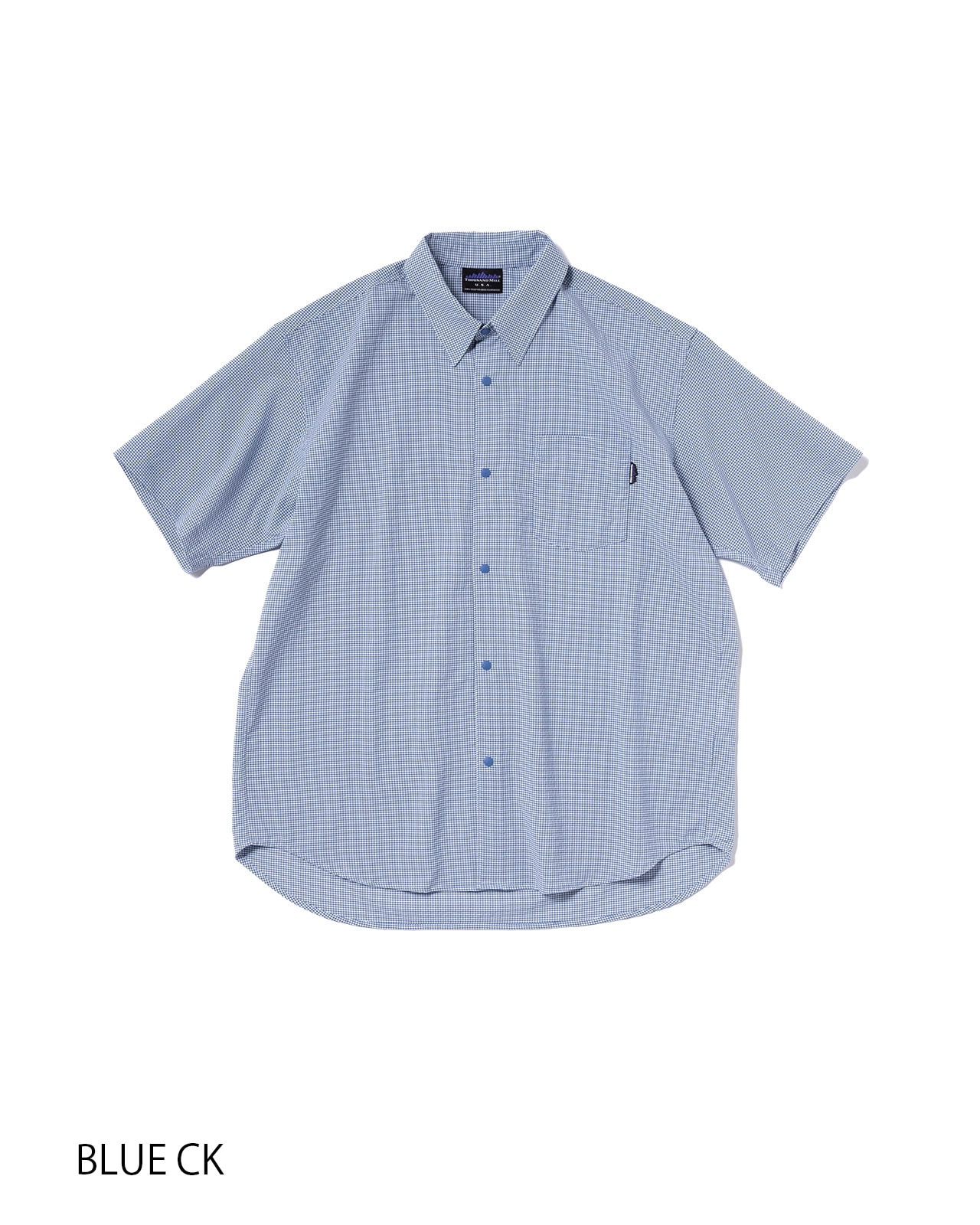 [M's]SHORT SLEEVE SHIRT HIGH AIR PERMEABILITY CHECK/ショートスリーブシャツ