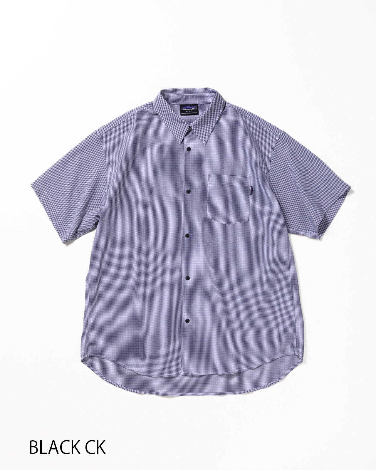 [M's]SHORT SLEEVE SHIRT HIGH AIR PERMEABILITY CHECK/ショートスリーブシャツ