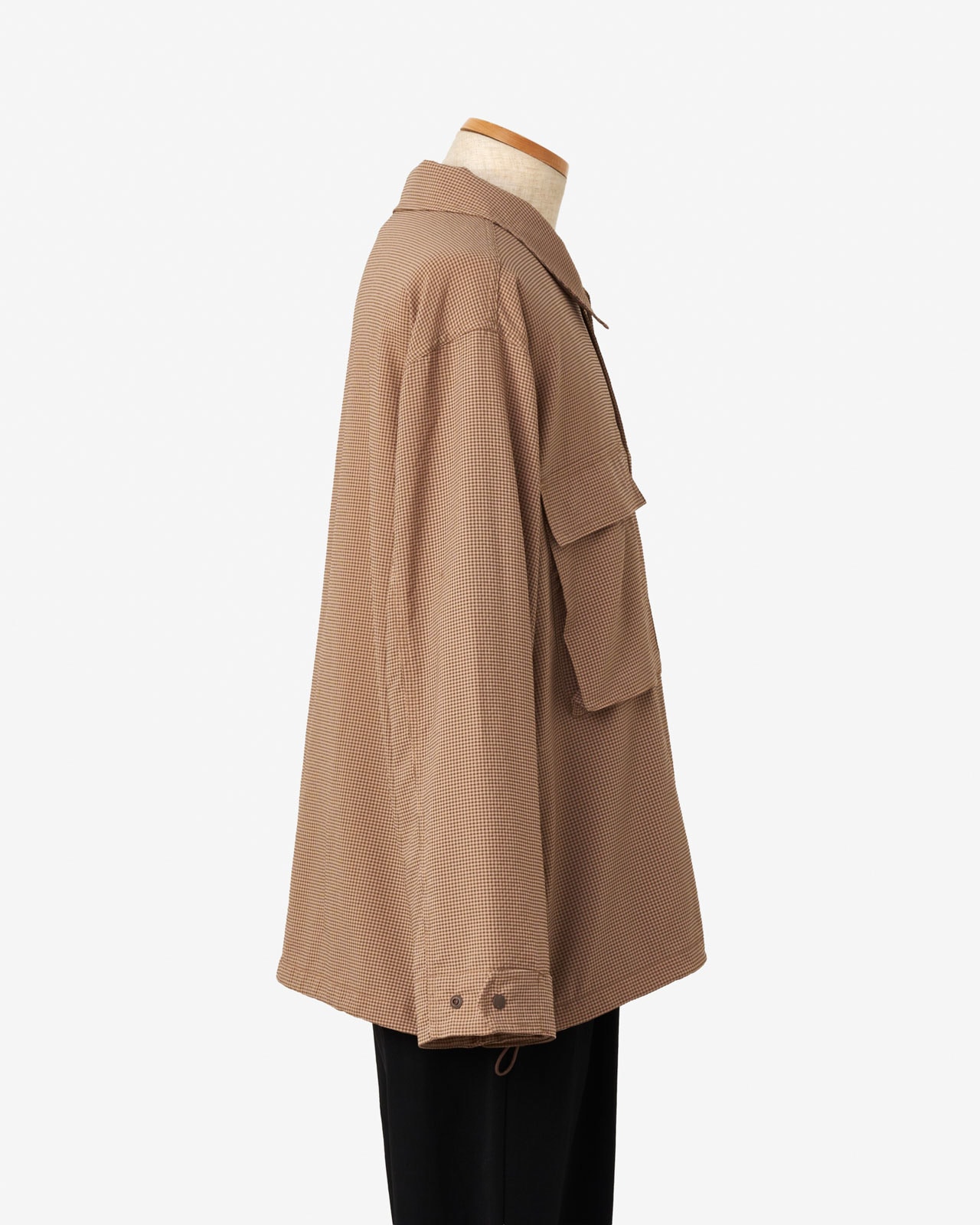 [M's]BDU DRAWCODE JACKET HIGH AIR PERMEABILITY CHECK/BDUドローコードジャケット