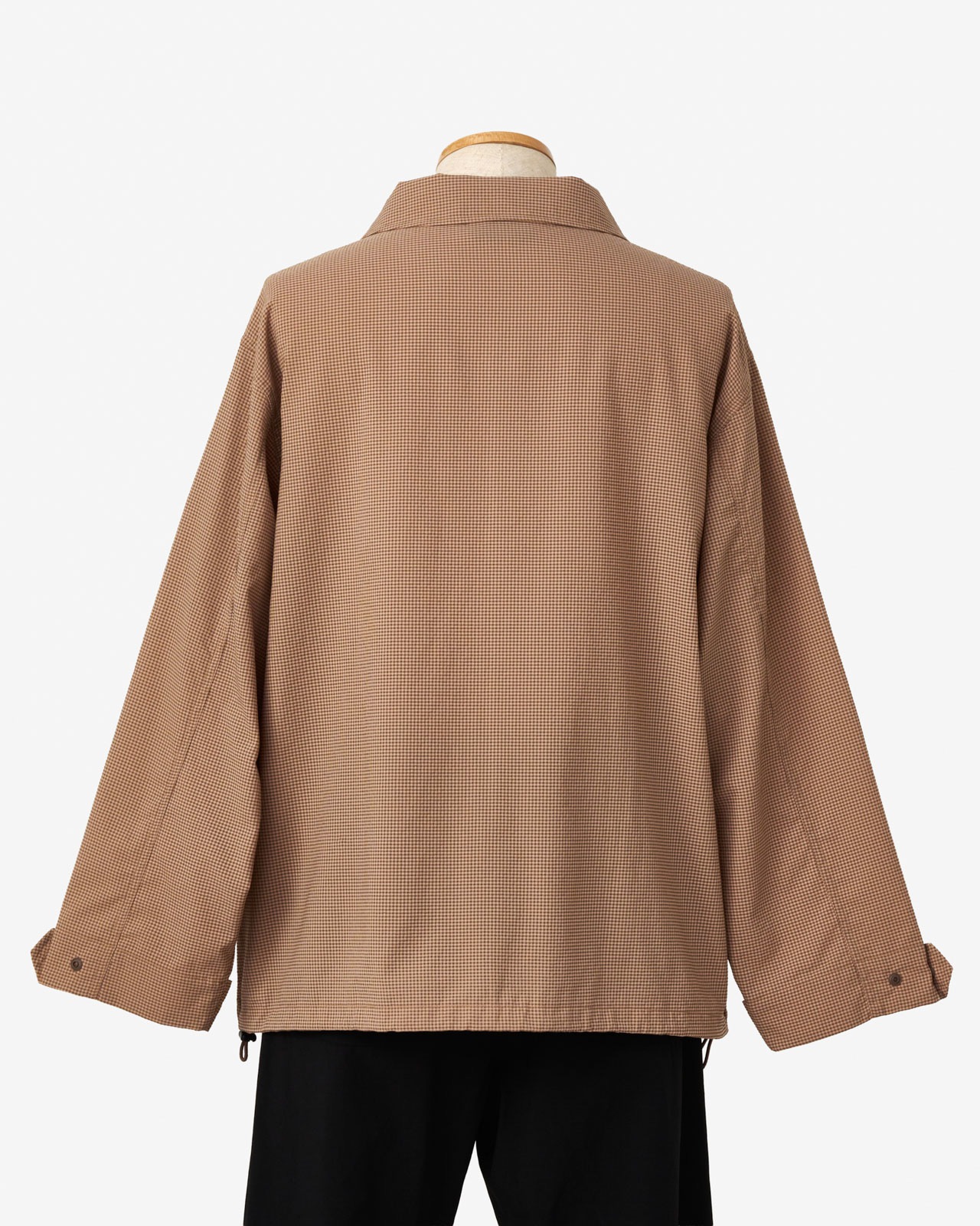 [M's]BDU DRAWCODE JACKET HIGH AIR PERMEABILITY CHECK/BDUドローコードジャケット