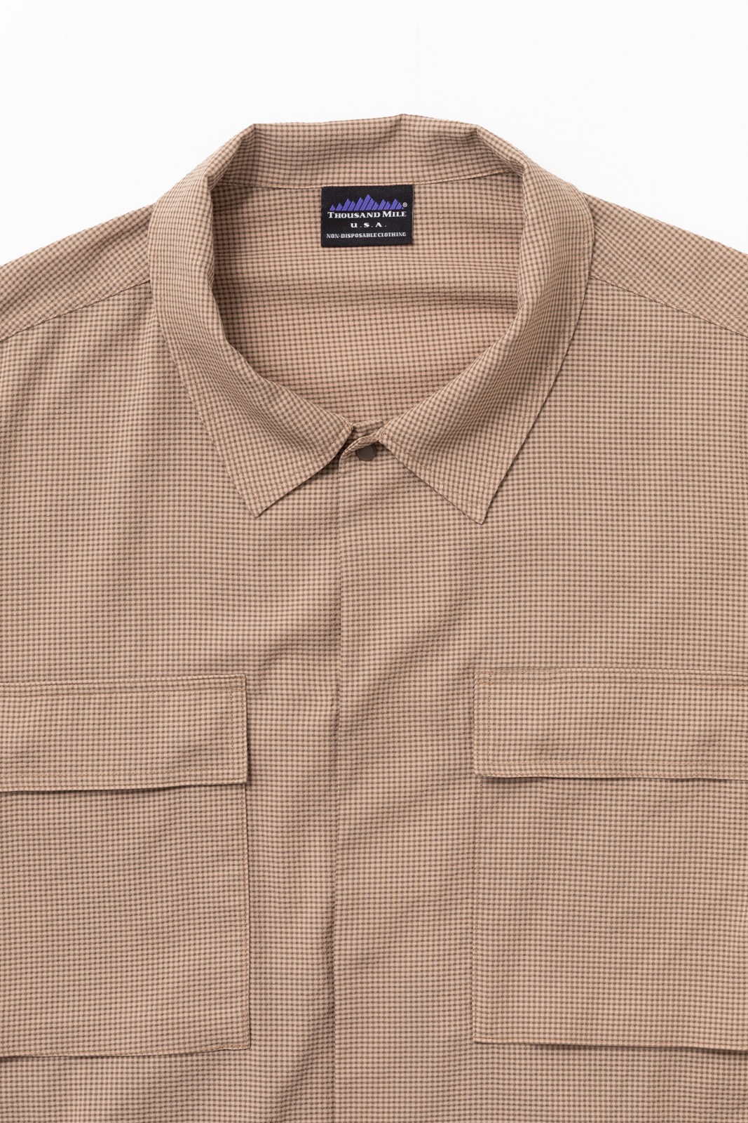 [M's]BDU DRAWCODE JACKET HIGH AIR PERMEABILITY CHECK/BDUドローコードジャケット