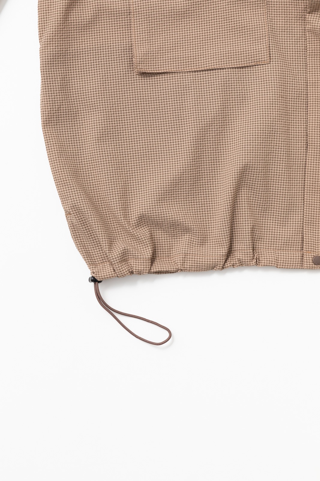 [M's]BDU DRAWCODE JACKET HIGH AIR PERMEABILITY CHECK/BDUドローコードジャケット