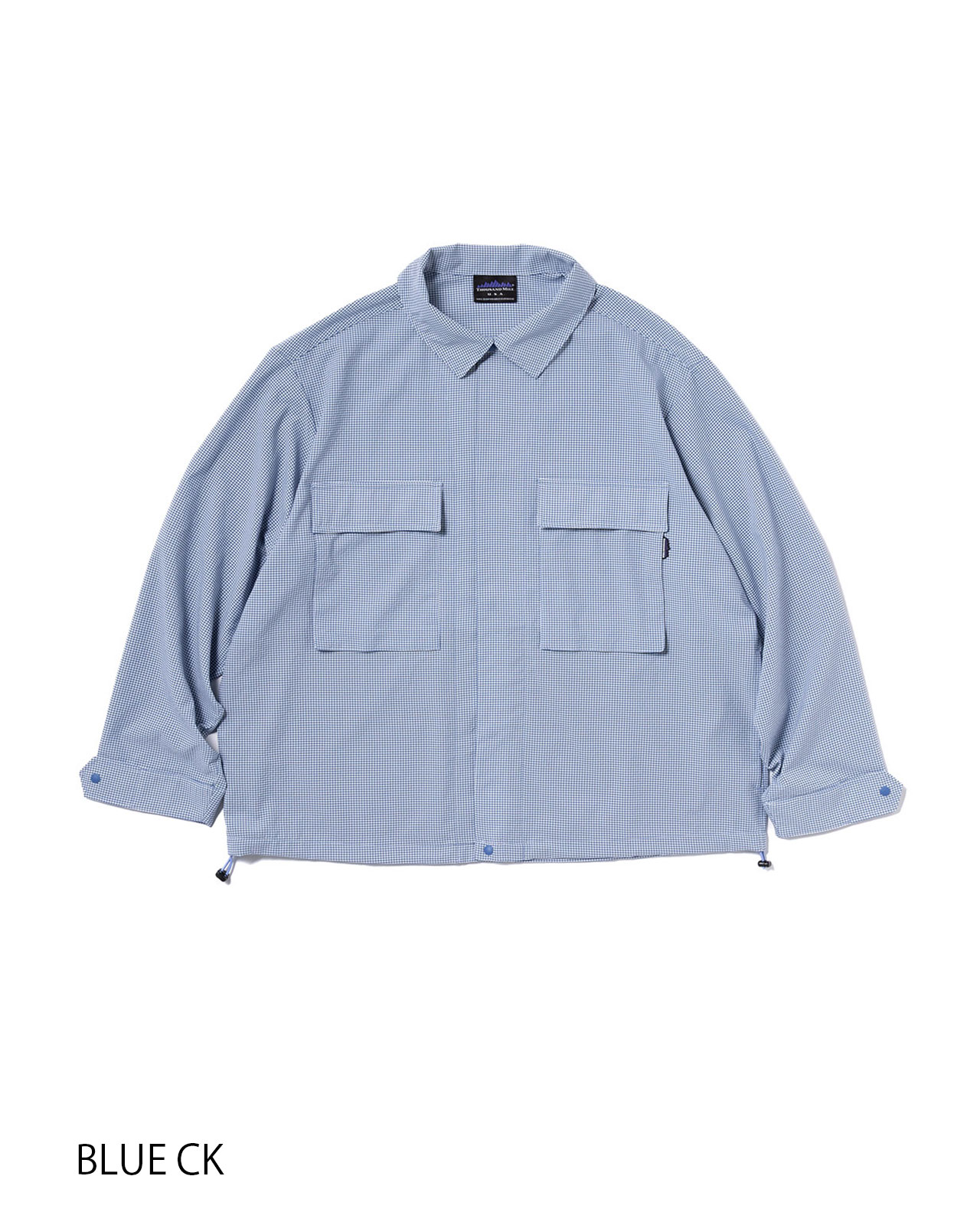 [M's]BDU DRAWCODE JACKET HIGH AIR PERMEABILITY CHECK/BDUドローコードジャケット
