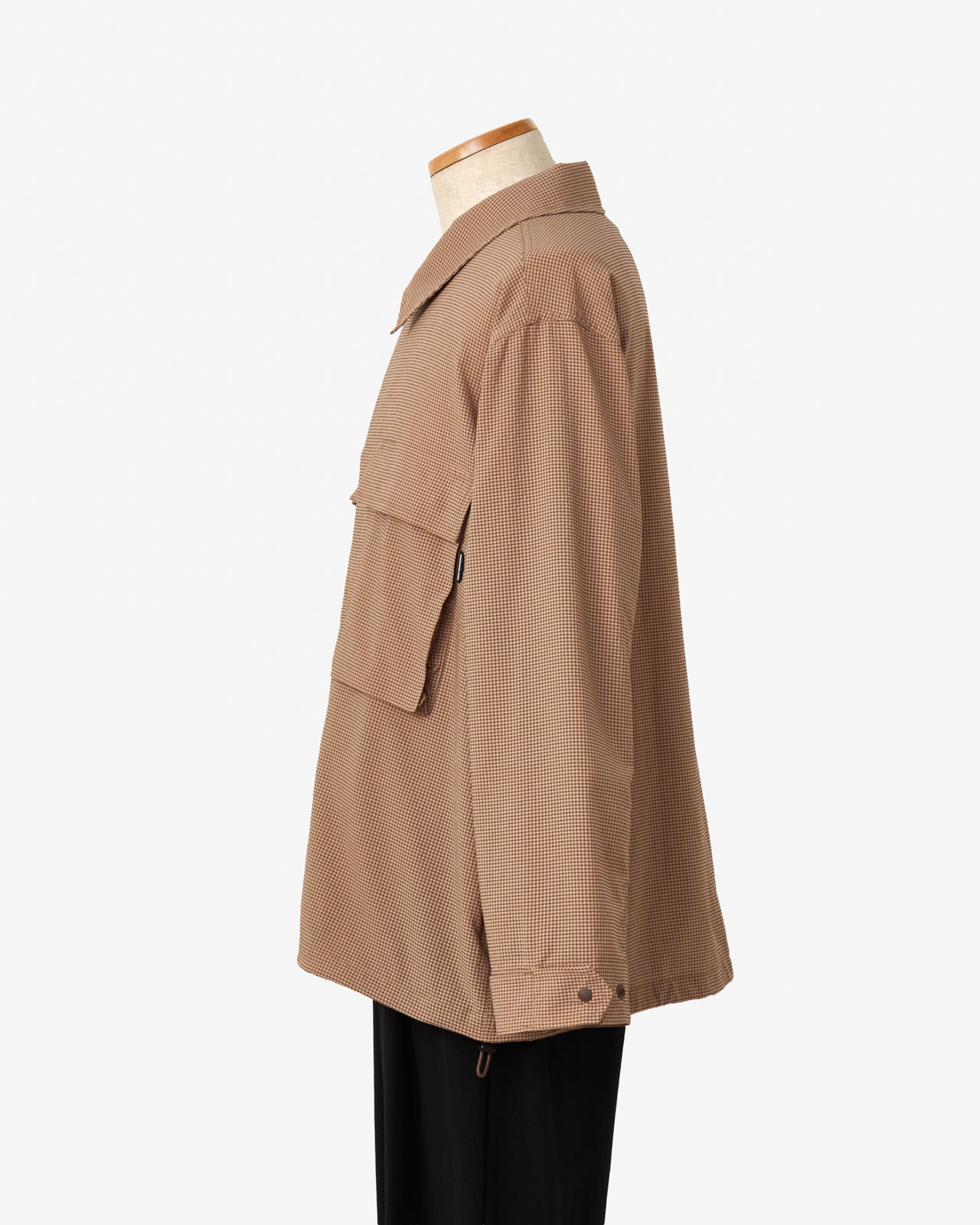 [M's]BDU DRAWCODE JACKET HIGH AIR PERMEABILITY CHECK/BDUドローコードジャケット