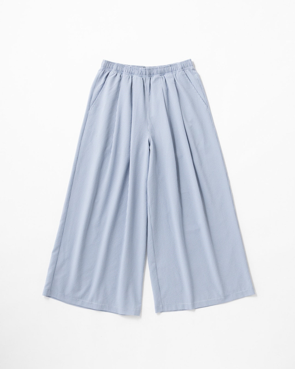 [L's]FRENCH SLEEVE SHIRT & LONG PANTS SET HIGH AIR PERMEABILITY CHECK/フレンチスリーブシャツ＆ロングパンツセット