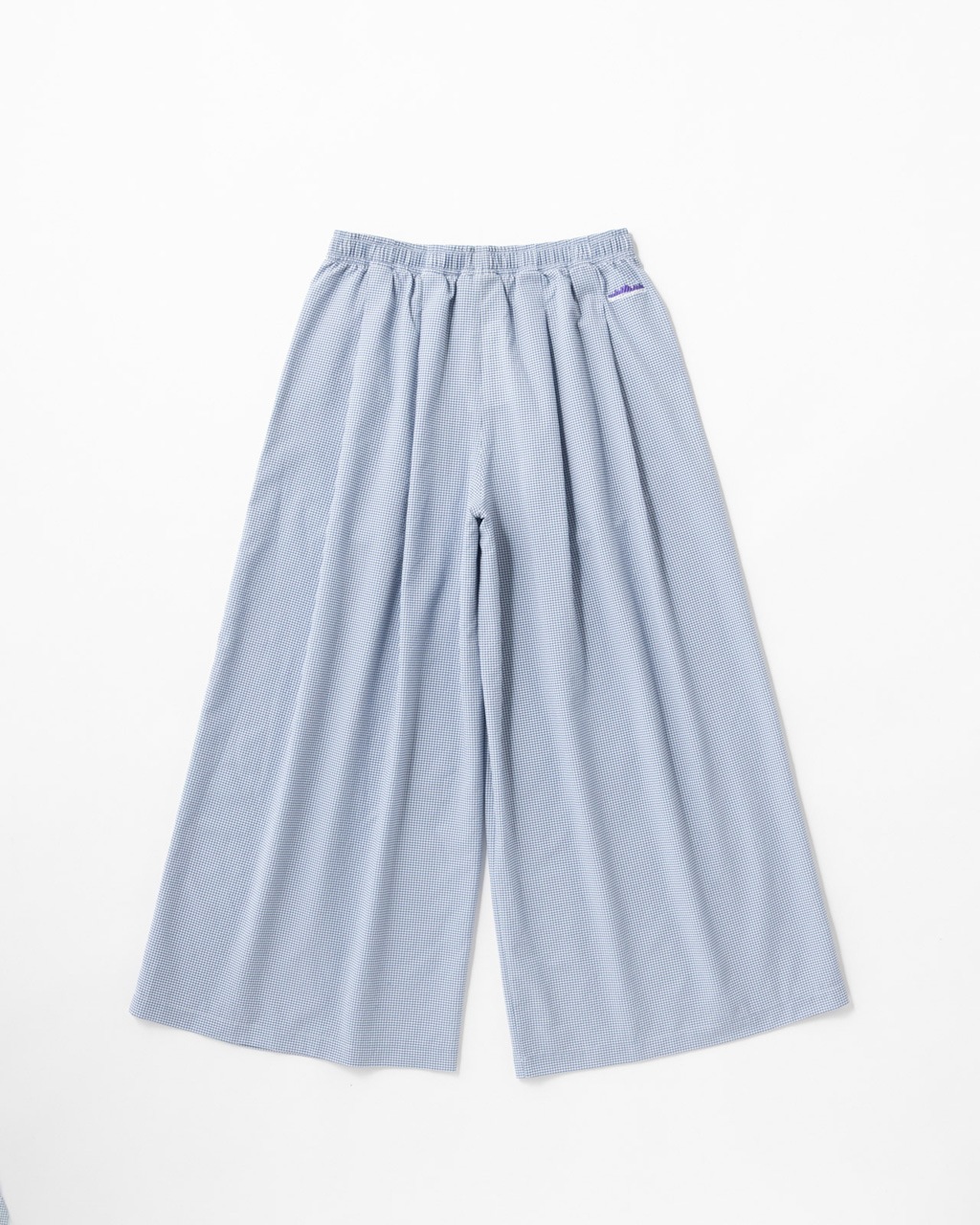 [L's]FRENCH SLEEVE SHIRT & LONG PANTS SET HIGH AIR PERMEABILITY CHECK/フレンチスリーブシャツ＆ロングパンツセット