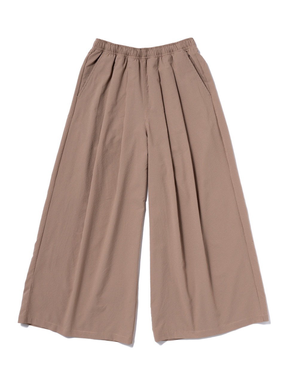 [L's]FRENCH SLEEVE SHIRT & LONG PANTS SET HIGH AIR PERMEABILITY CHECK/フレンチスリーブシャツ＆ロングパンツセット