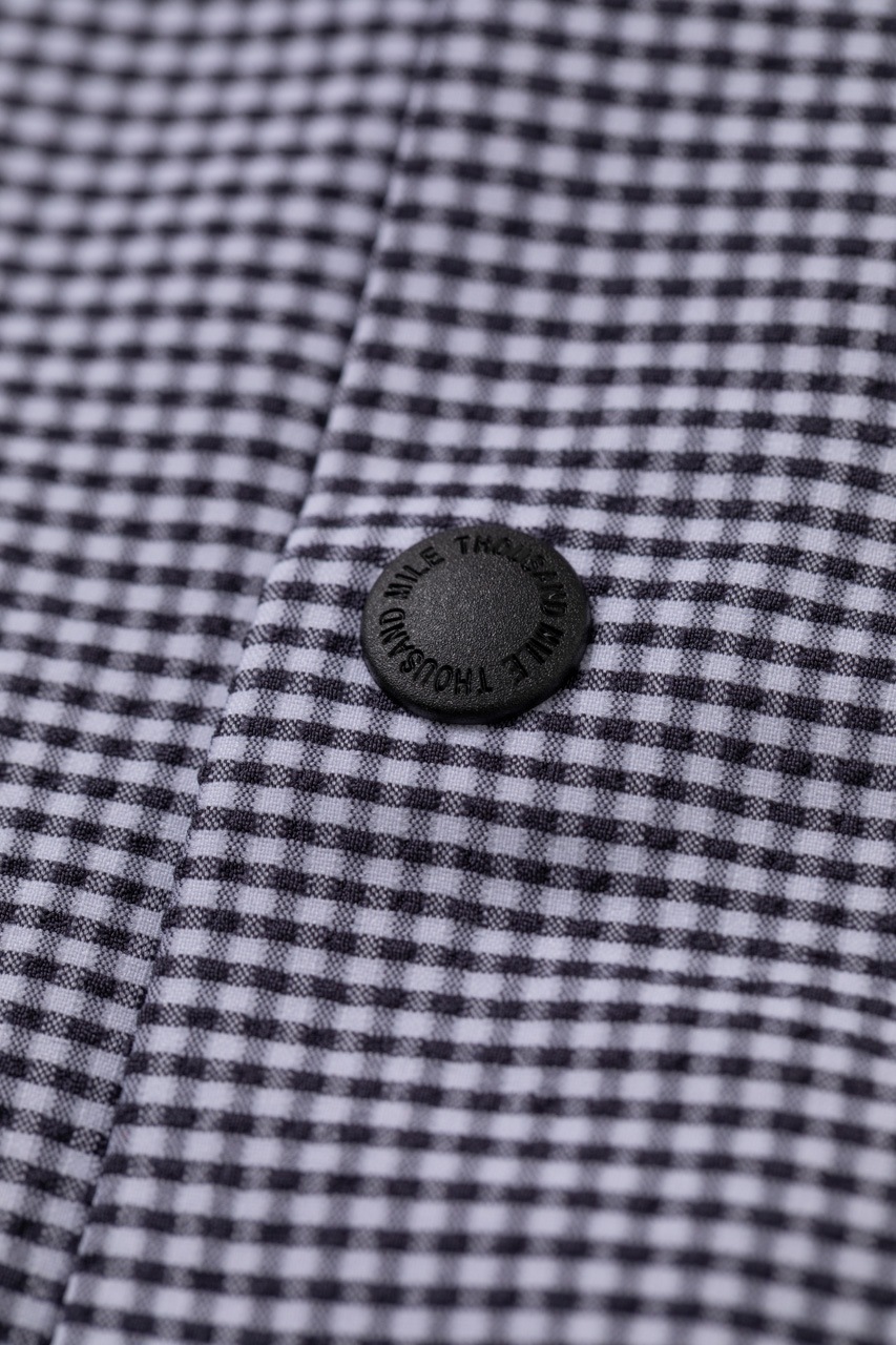 [L's]THREE QUARTER SLEEVE SHIRT HIGH AIR PERMEABILITY CHECK/スリークオータースリーブシャツ