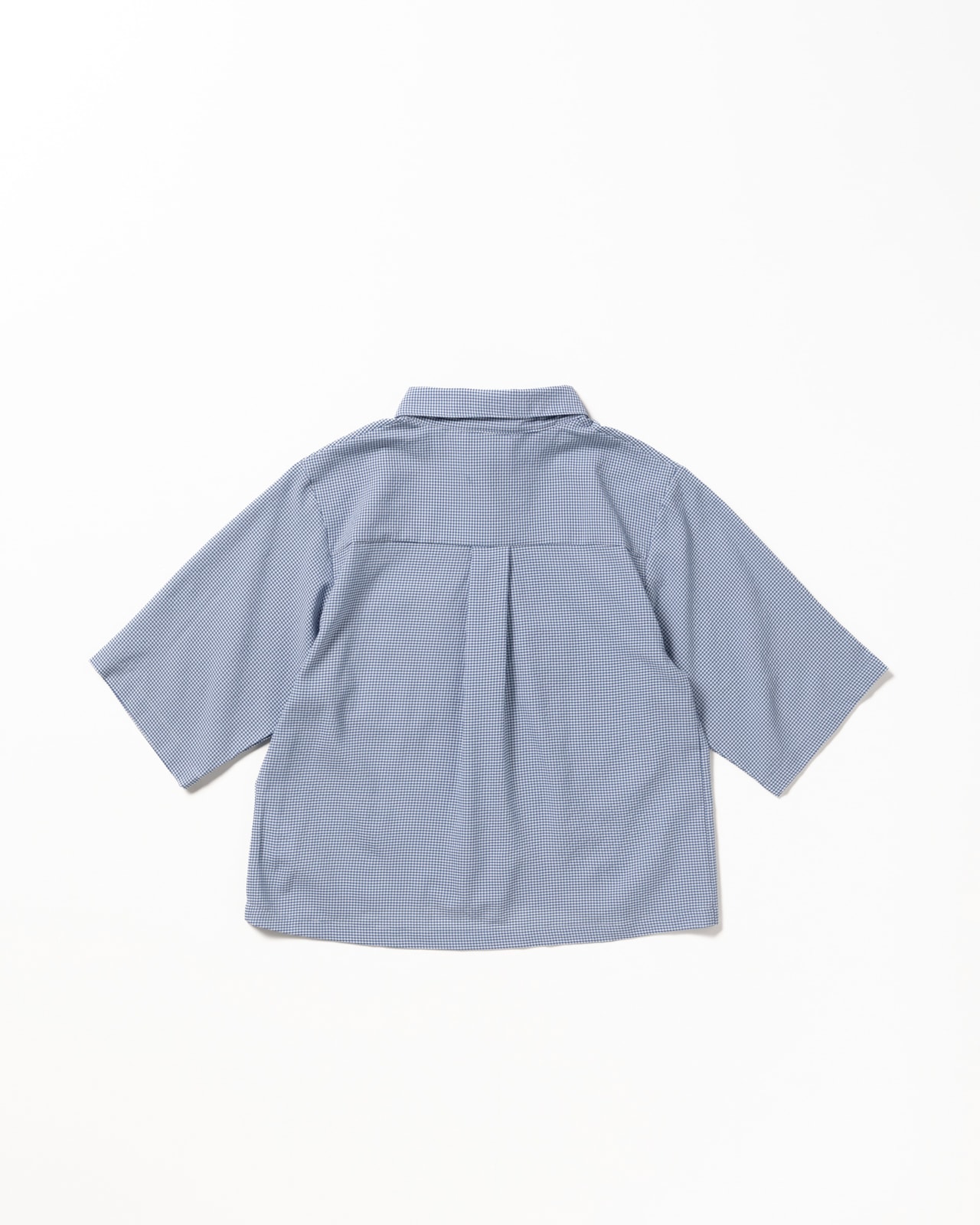 [L's]THREE QUARTER SLEEVE SHIRT HIGH AIR PERMEABILITY CHECK/スリークオータースリーブシャツ