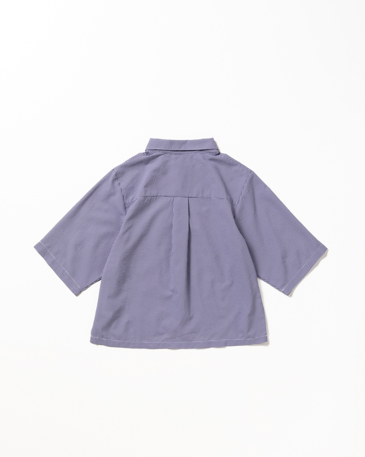 [L's]THREE QUARTER SLEEVE SHIRT HIGH AIR PERMEABILITY CHECK/スリークオータースリーブシャツ