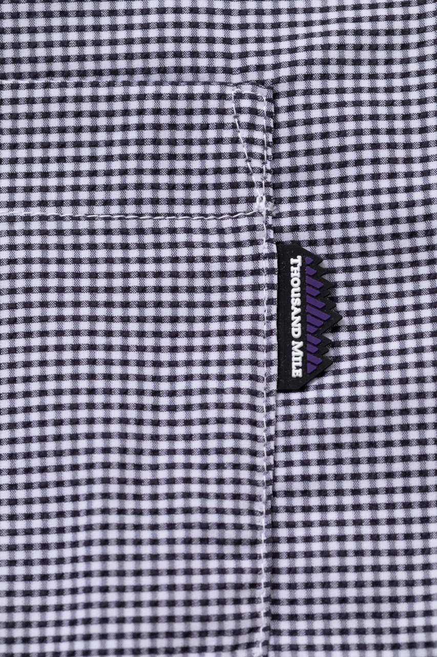 [L's]THREE QUARTER SLEEVE SHIRT HIGH AIR PERMEABILITY CHECK/スリークオータースリーブシャツ