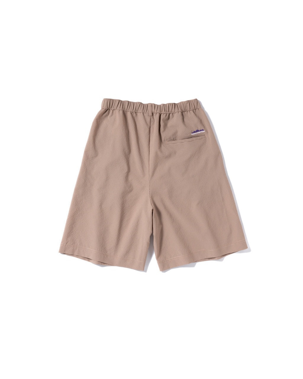 mindseeker テント生地　ショートパンツ L's]TUCK SHORT PANTS HIGH AIR PERMEABILITY CHECK/タックショート