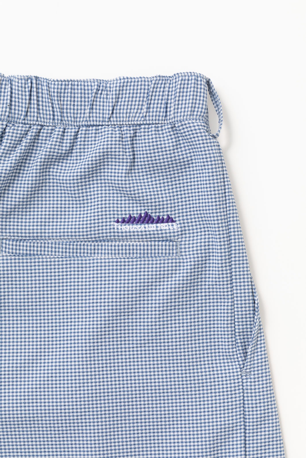 [L's]TUCK SHORT PANTS HIGH AIR PERMEABILITY CHECK/タックショートパンツ