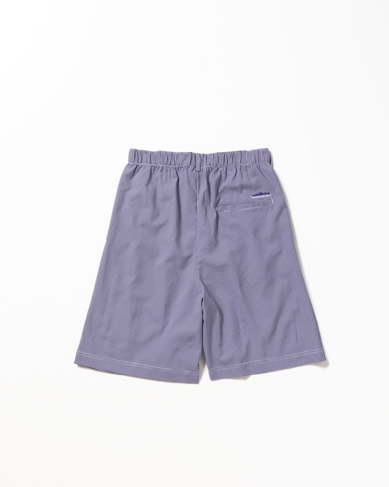 ショートパンツ L's]TUCK SHORT PANTS HIGH AIR PERMEABILITY CHECK/タックショート