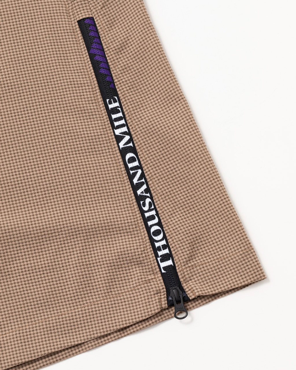 [L's]WRAPPED SKIRT HIGH AIR PERMEABILITY CHECK/ラップスカート