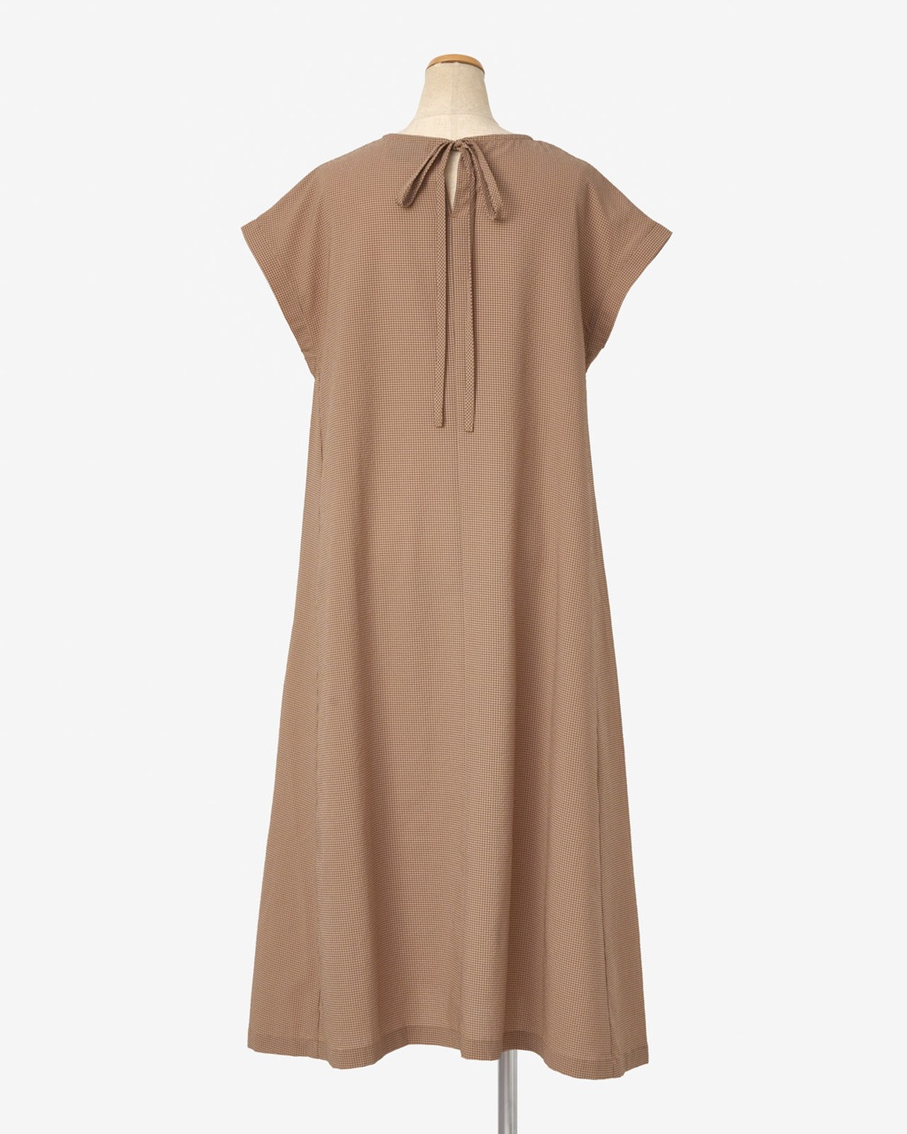 L's]FRENCH SLEEVE OP HIGH AIR PERMEABILITY CHECK/フレンチスリーブ