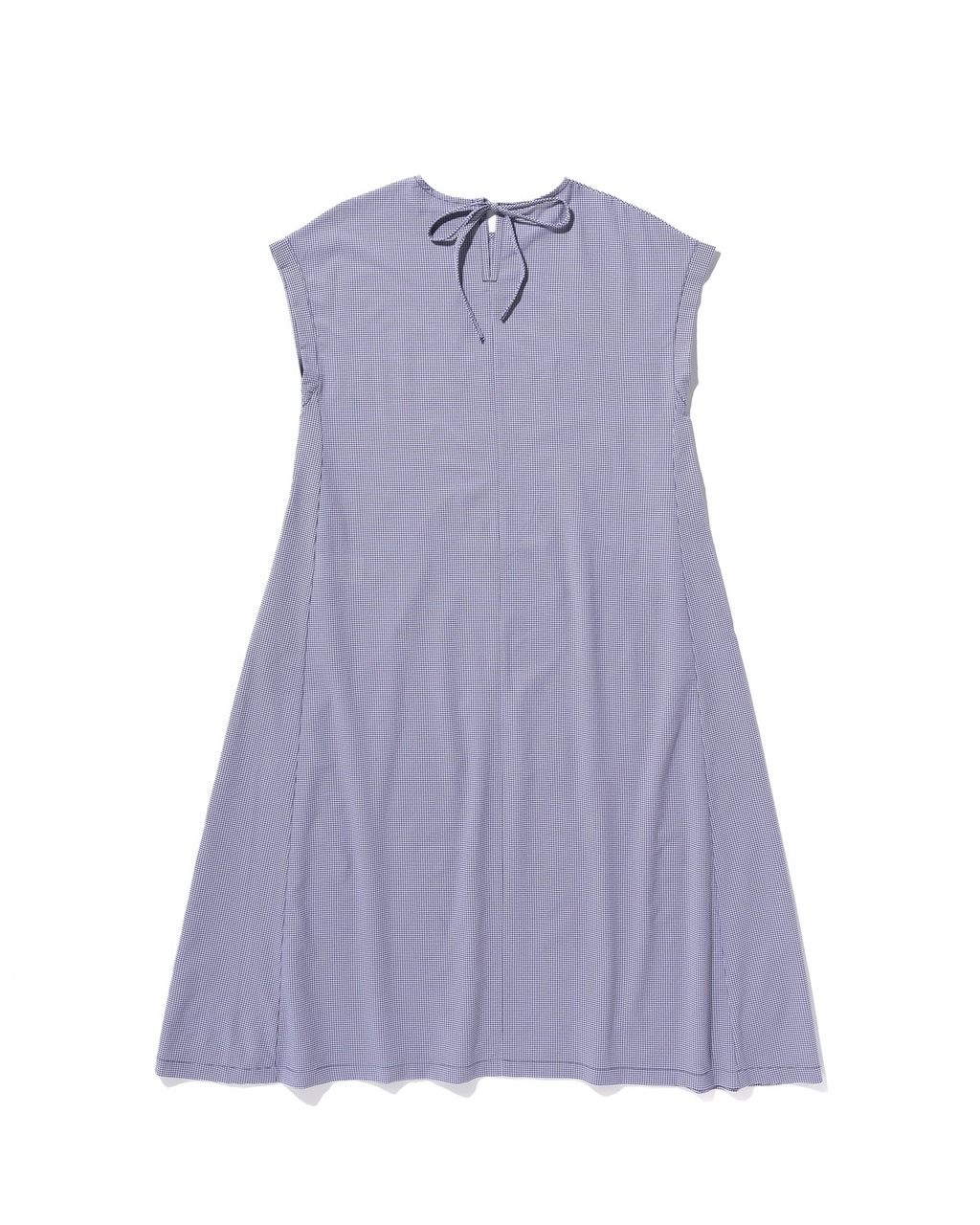 [L's]FRENCH SLEEVE OP HIGH AIR PERMEABILITY CHECK/フレンチスリーブ ワンピース
