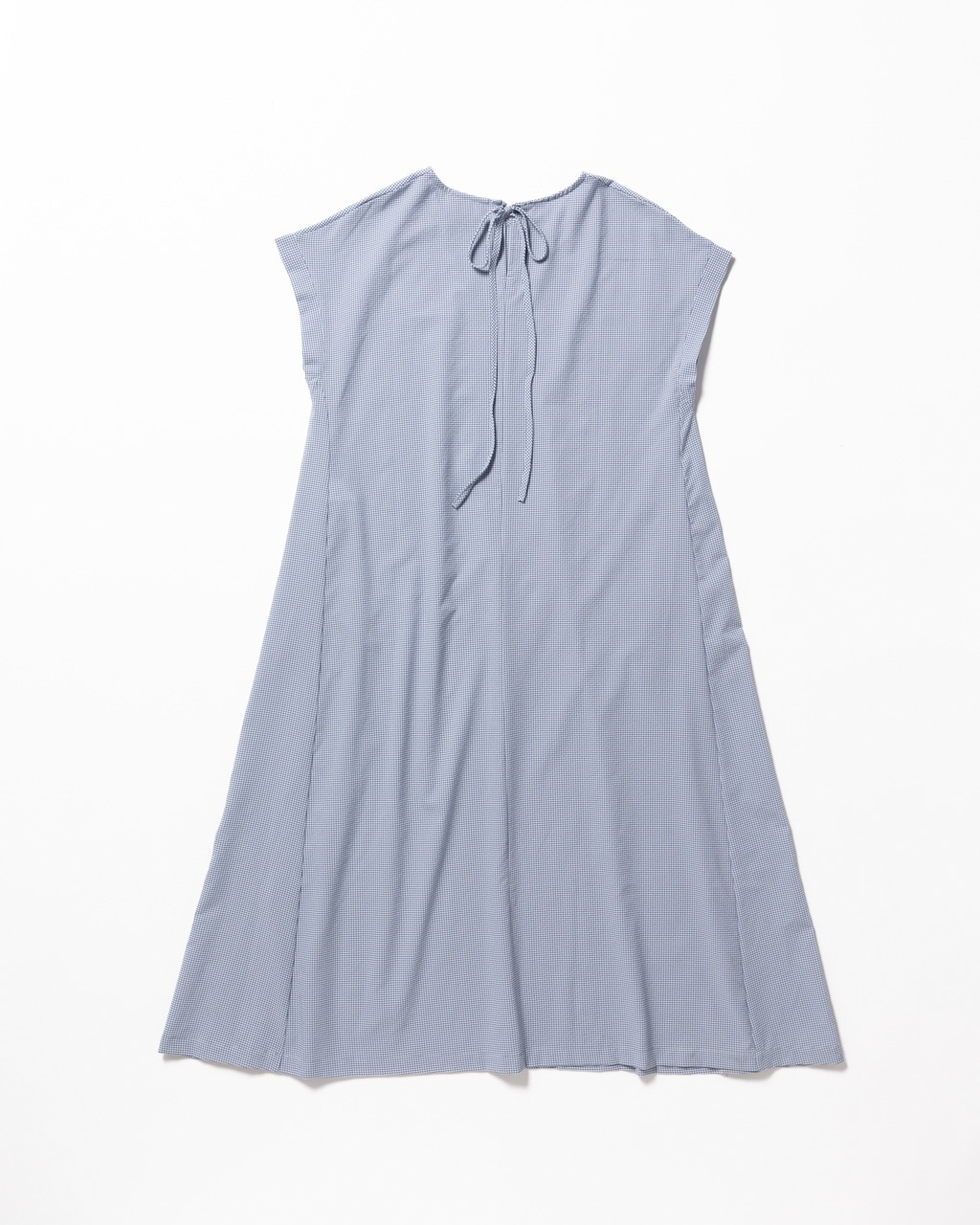 [L's]FRENCH SLEEVE OP HIGH AIR PERMEABILITY CHECK/フレンチスリーブ ワンピース