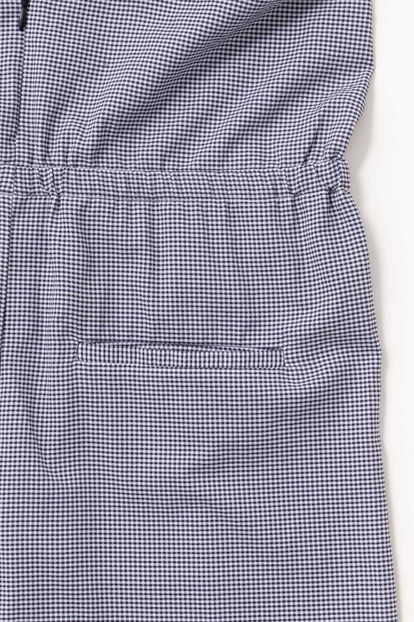 [L's]CAMISOLE SALOPETTE HIGH AIR PERMEABILITY CHECK/キャミソールサロペット