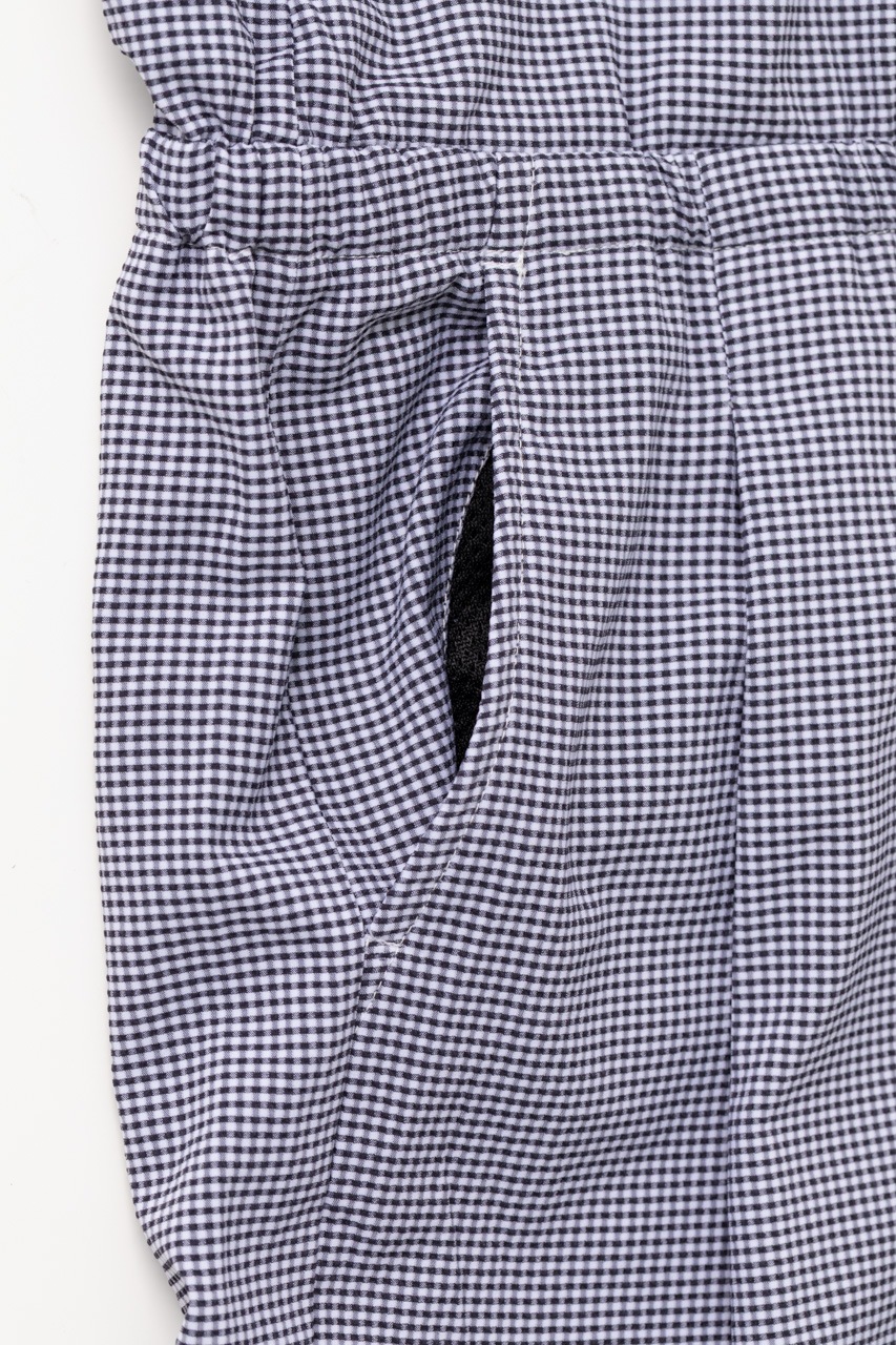 [L's]CAMISOLE SALOPETTE HIGH AIR PERMEABILITY CHECK/キャミソールサロペット
