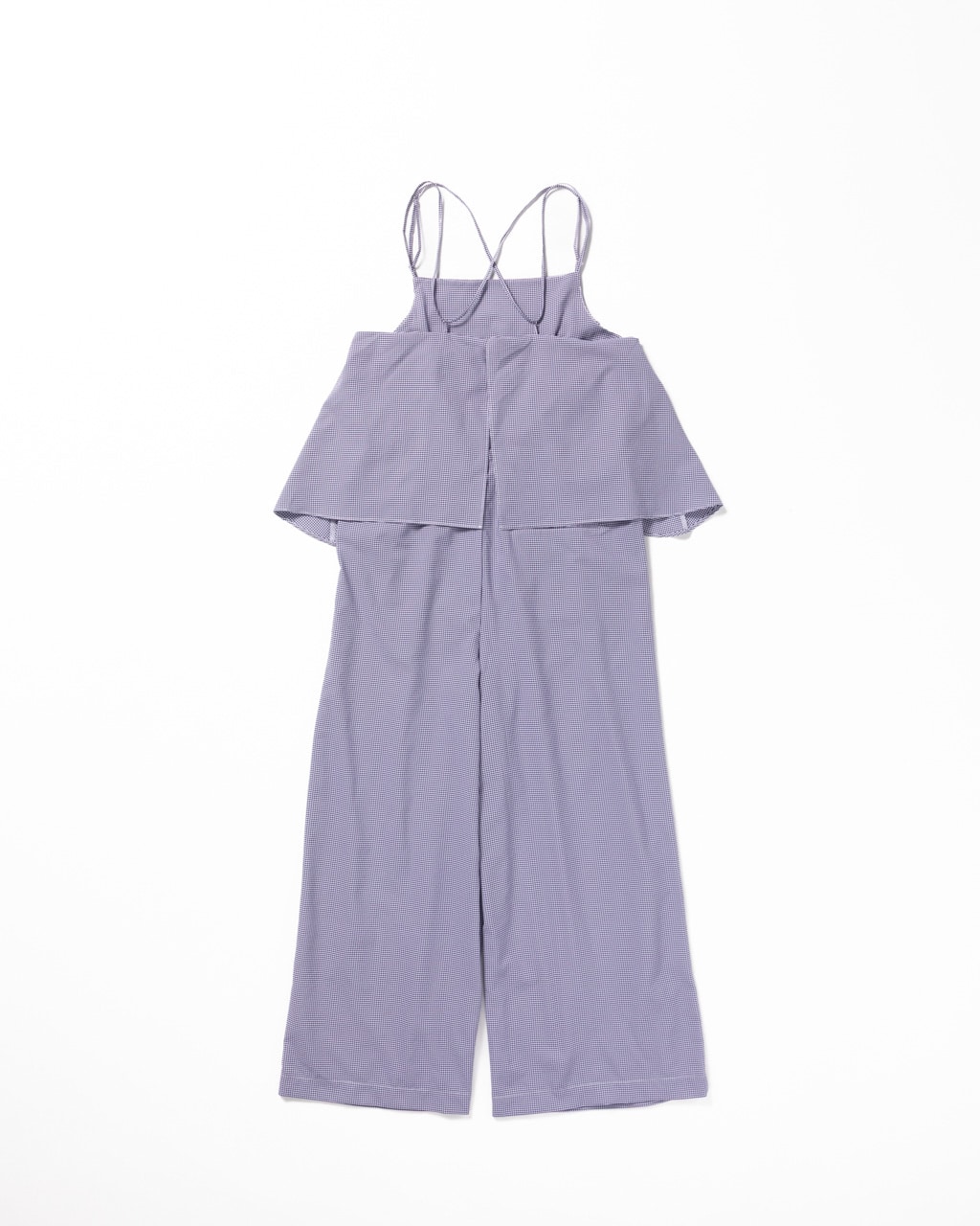 L's]CAMISOLE SALOPETTE HIGH AIR PERMEABILITY CHECK/キャミソール