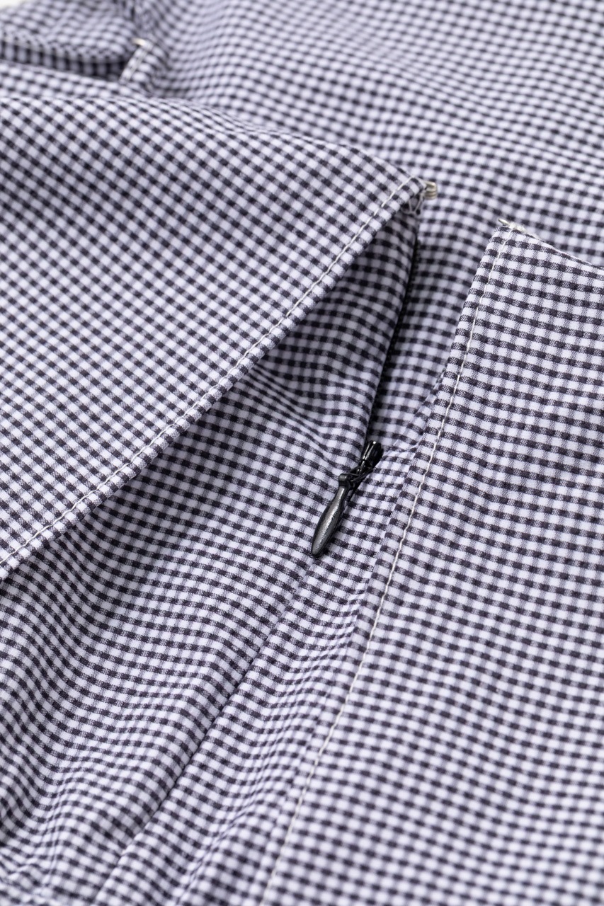 [L's]CAMISOLE SALOPETTE HIGH AIR PERMEABILITY CHECK/キャミソールサロペット