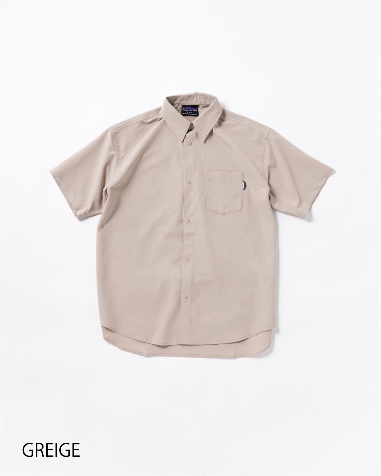 [M's]SHORT SLEEVE SHIRT HIGH AIR PERMEABILITY/ショートスリーブシャツ