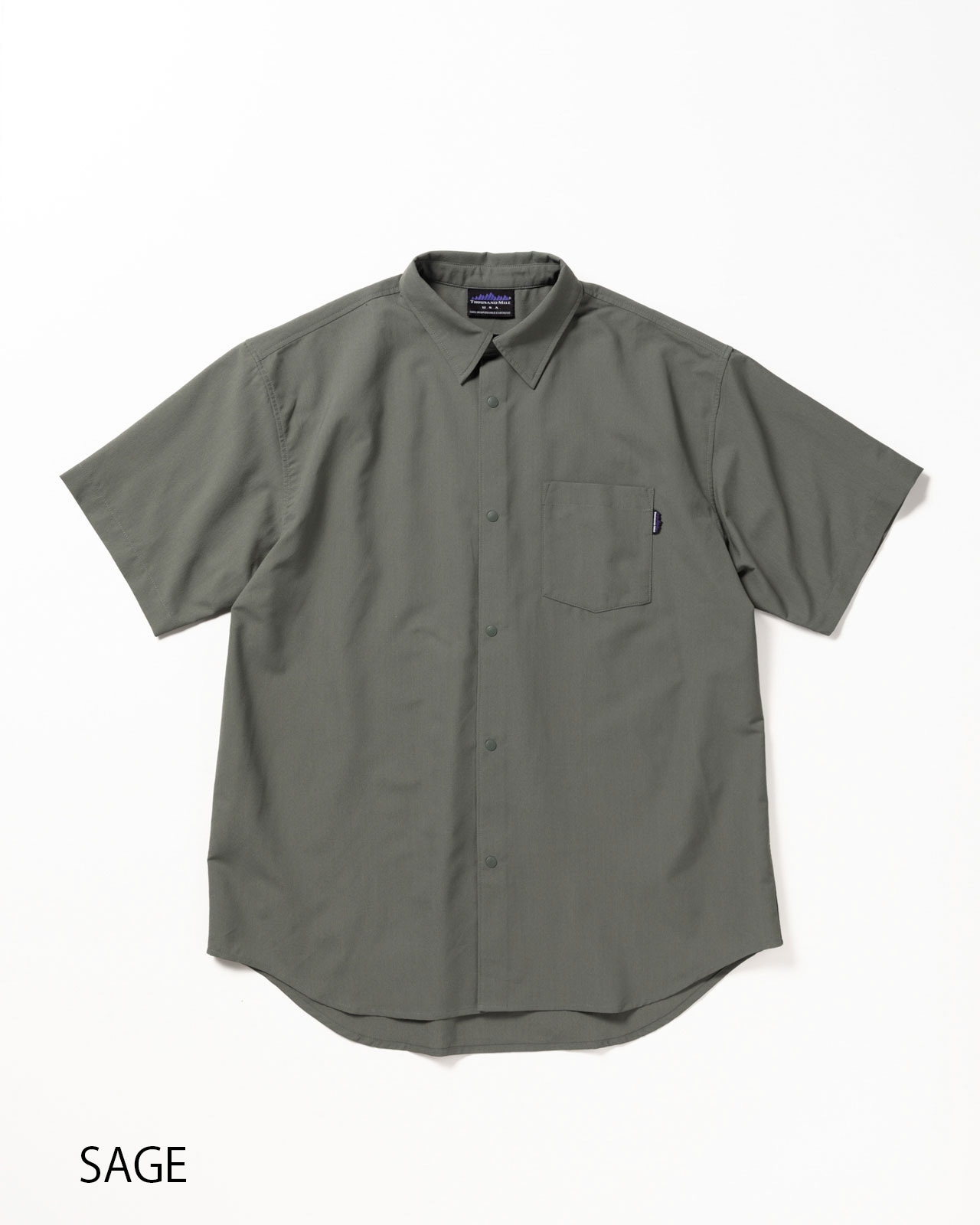 [M's]SHORT SLEEVE SHIRT HIGH AIR PERMEABILITY/ショートスリーブシャツ