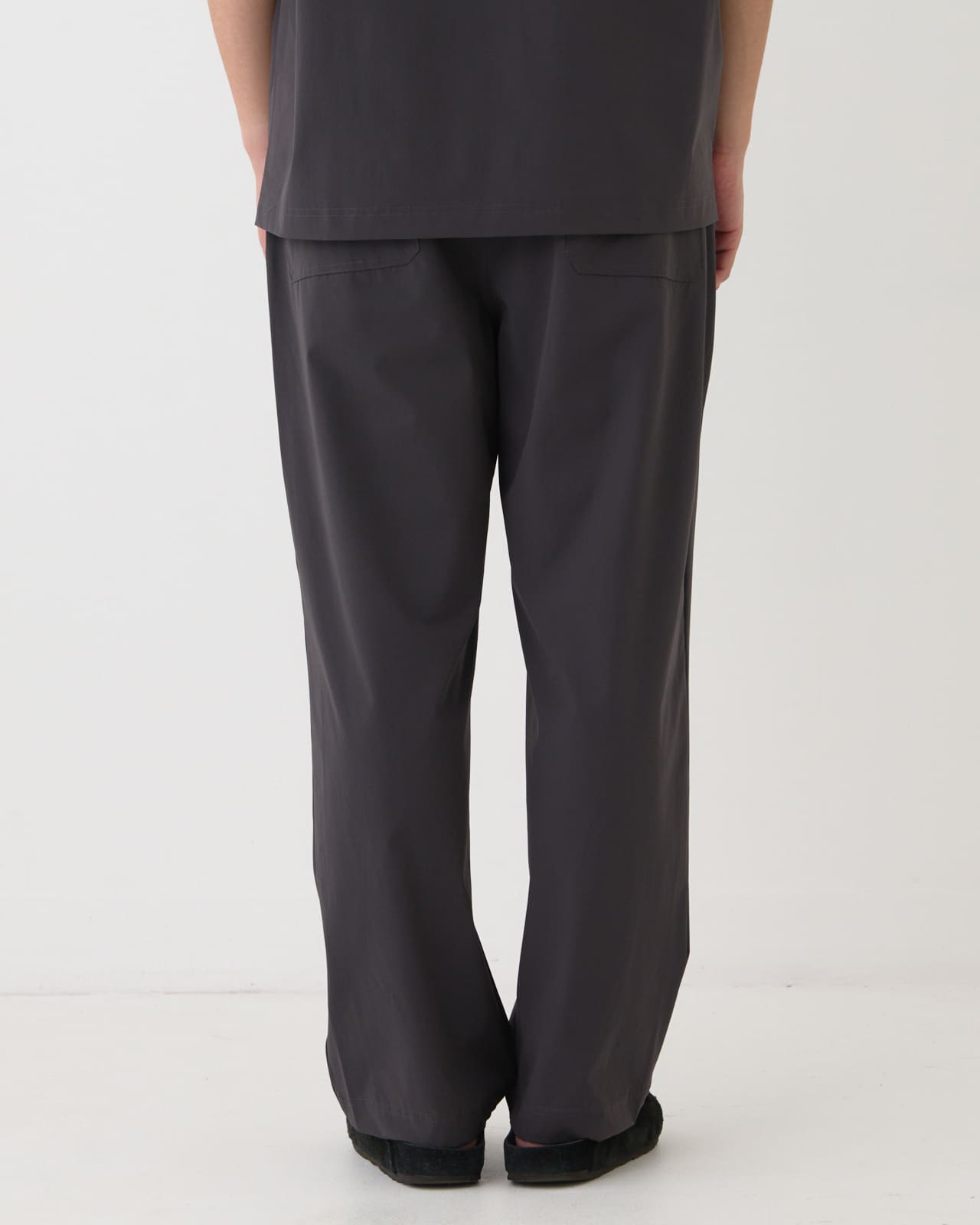 【M's】SHORT SLEEVE T-SHIRT & LONG PANTS SET NYLON・POLYURETHANE/ショートスリーブ Tシャツ＆ロングパンツ セット ナイロン・ポリウレタン