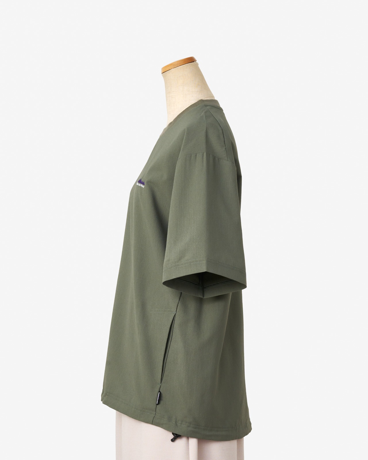 [UNISEX]SHORT SLEEVE DRAWCOAD T-SHIRT HIGH AIR PERMEABILITY/ショートスリーブドローコードTシャツ
