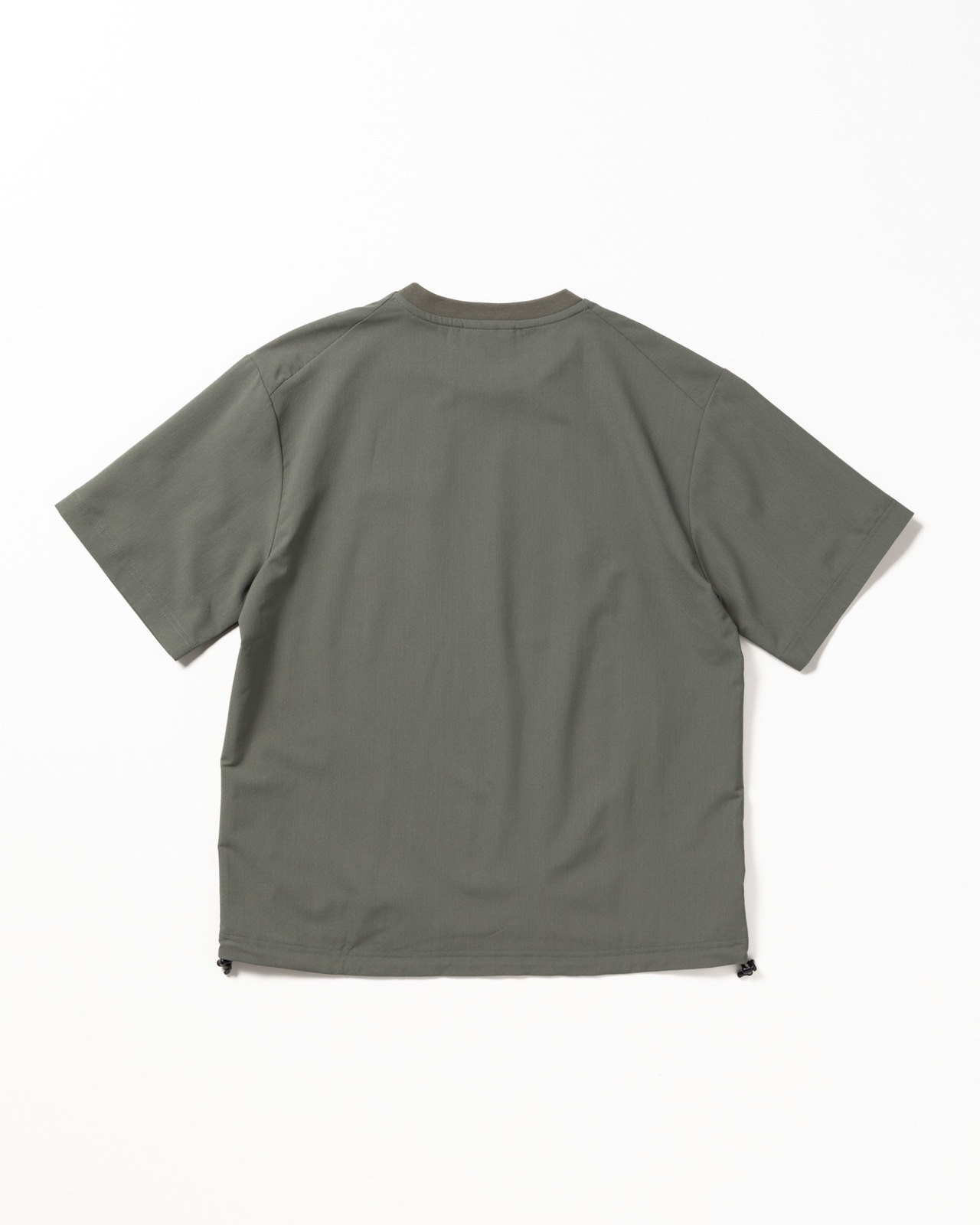 [UNISEX]SHORT SLEEVE DRAWCOAD T-SHIRT HIGH AIR PERMEABILITY/ショートスリーブドローコードTシャツ