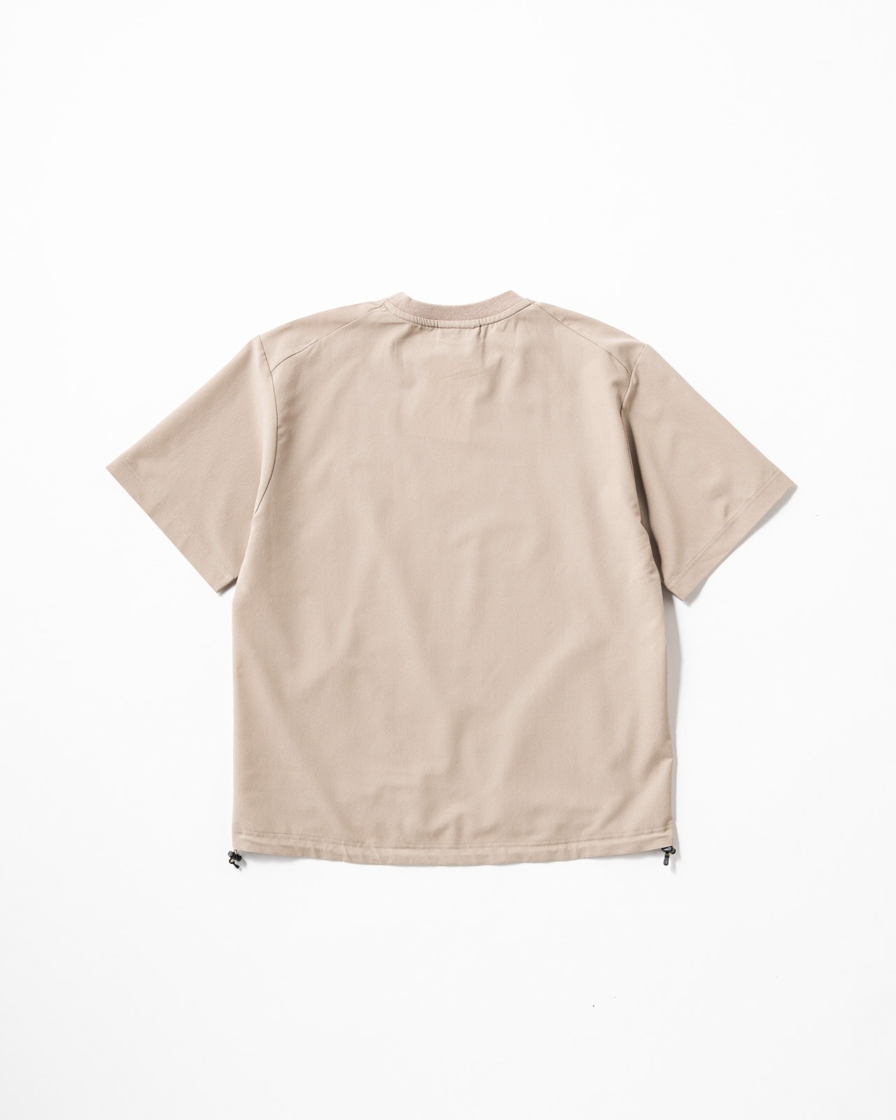 [UNISEX]SHORT SLEEVE DRAWCOAD T-SHIRT HIGH AIR PERMEABILITY/ショートスリーブドローコードTシャツ