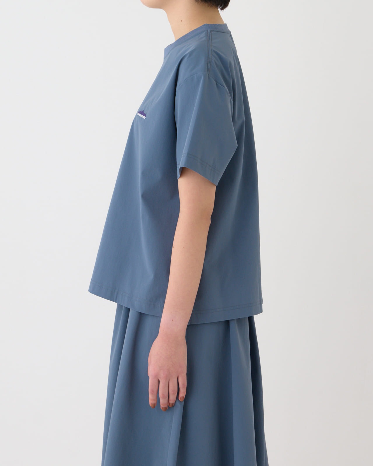 【L's】SHORT SLEEVE T-SHIRT & SKIRT SET NYLON・POLYURETHANE/ショートスリーブＴシャツ＆スカートセット ナイロン・ポリウレタン