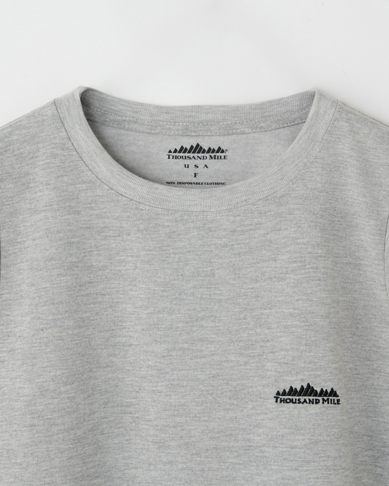[L's]ウエストギャザー ロングスリーブTシャツ T/C JERSEY